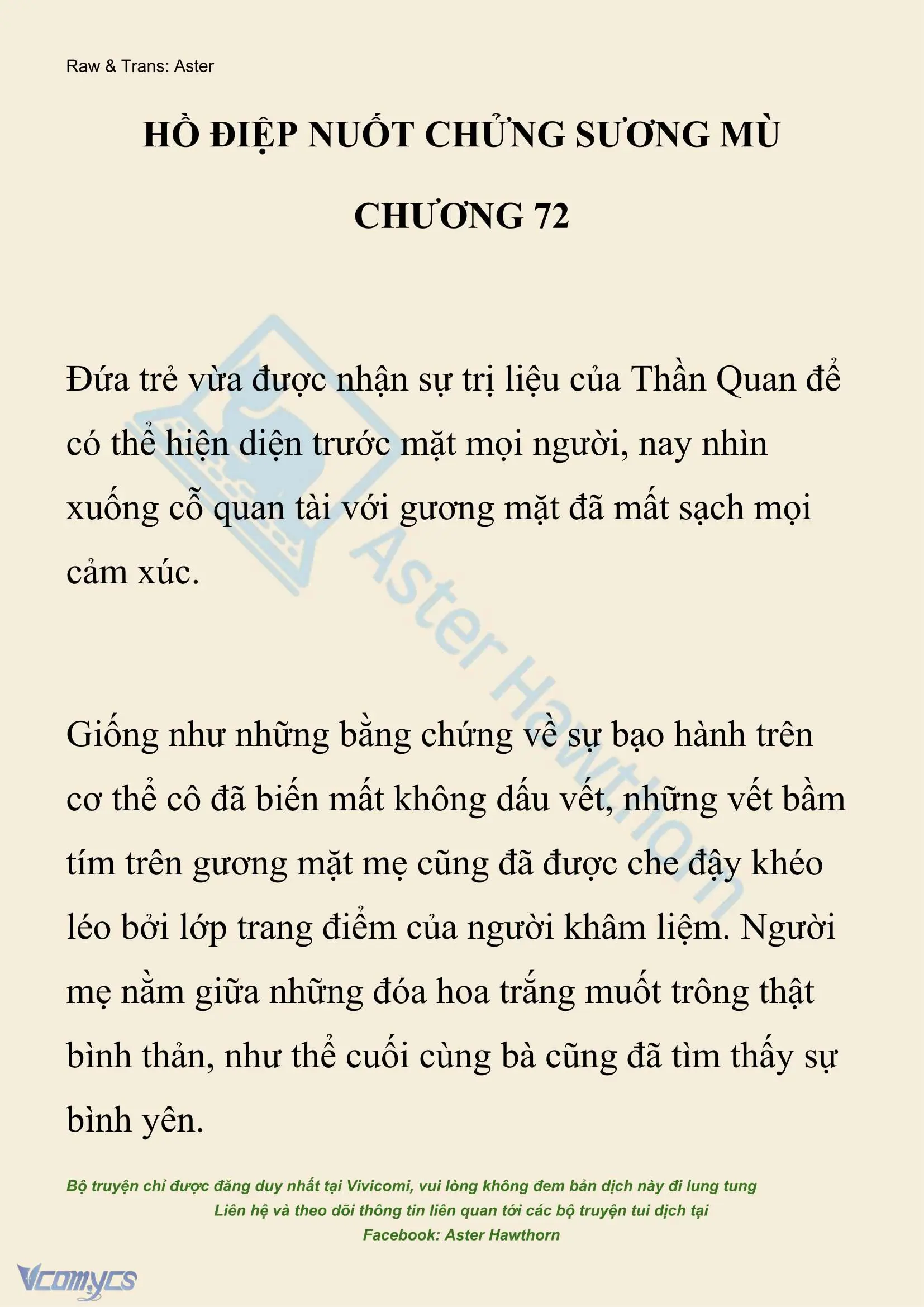 [NOVEL] Hồ Điệp Nuốt Chửng Sương Mù Chapter 72 - Trang 2