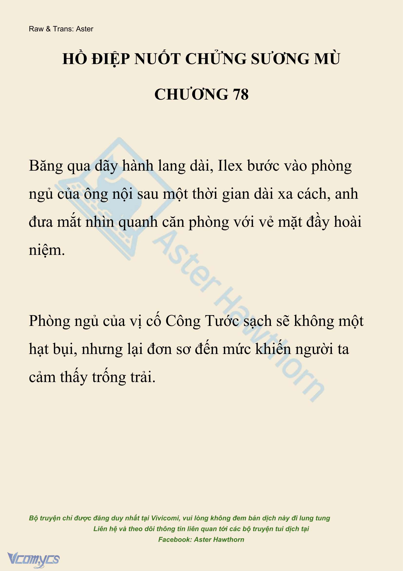 [NOVEL] Hồ Điệp Nuốt Chửng Sương Mù Chapter 78 - Trang 2