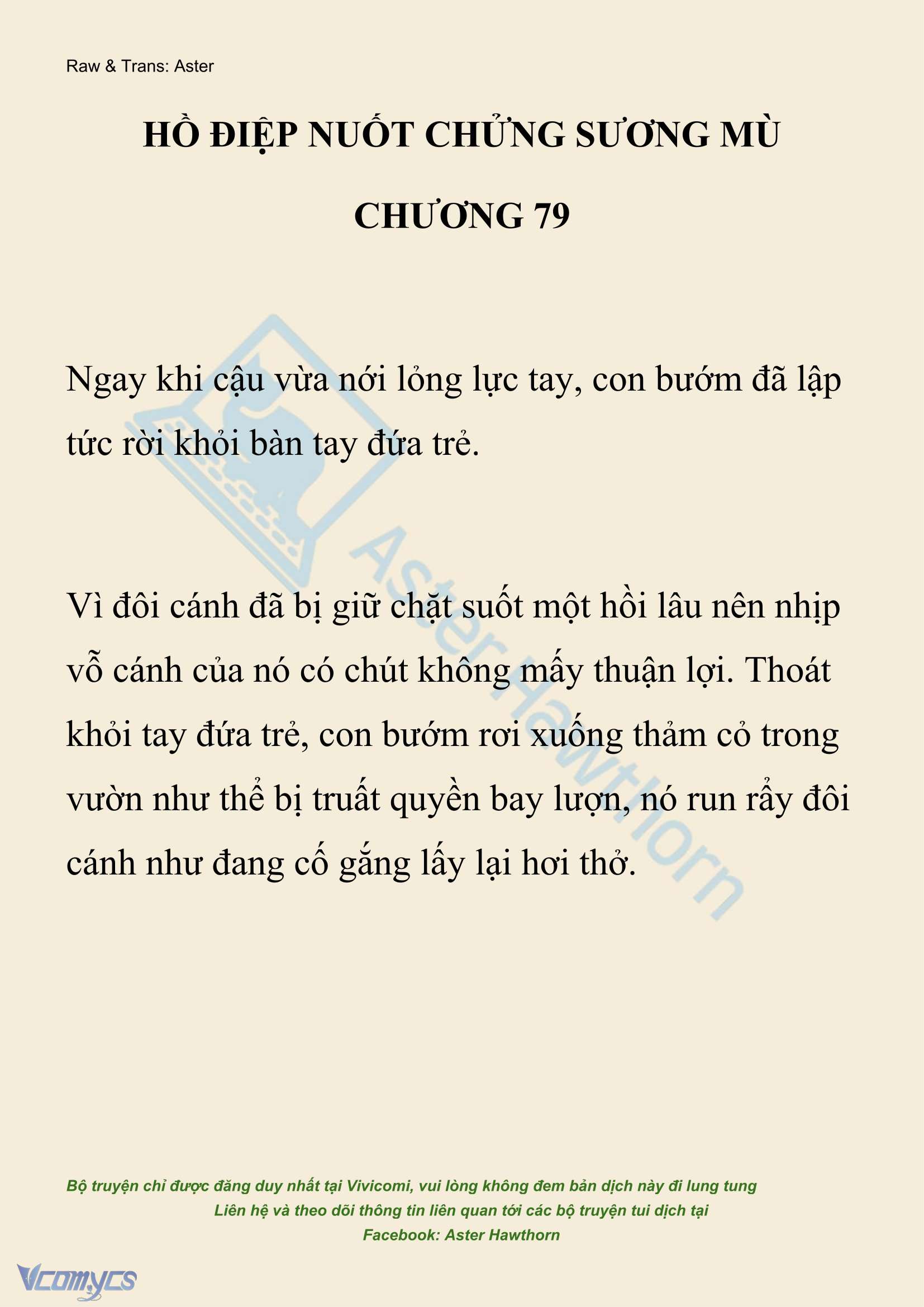 [NOVEL] Hồ Điệp Nuốt Chửng Sương Mù Chapter 79 - Trang 2