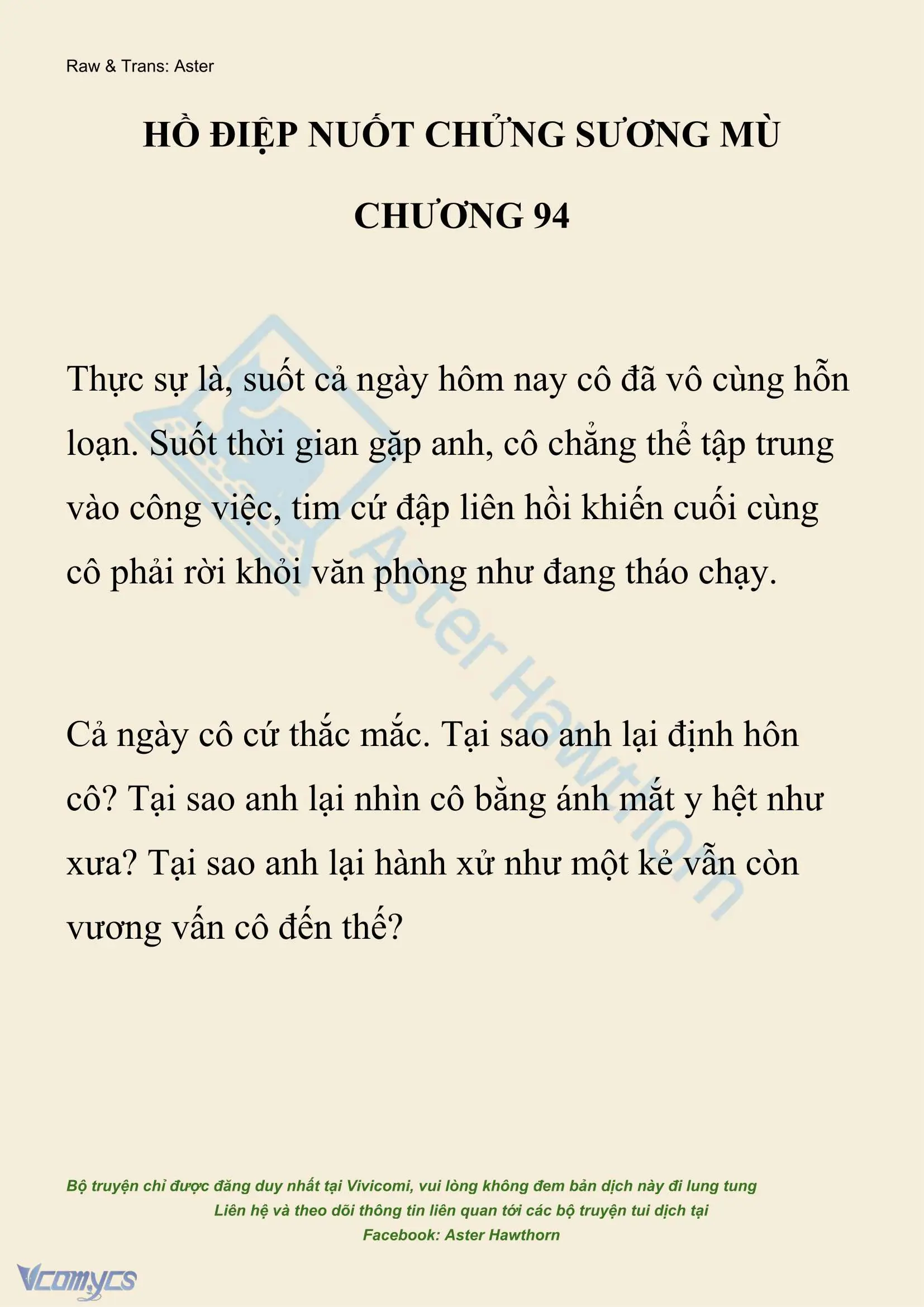 [NOVEL] Hồ Điệp Nuốt Chửng Sương Mù Chapter 94 - Trang 2