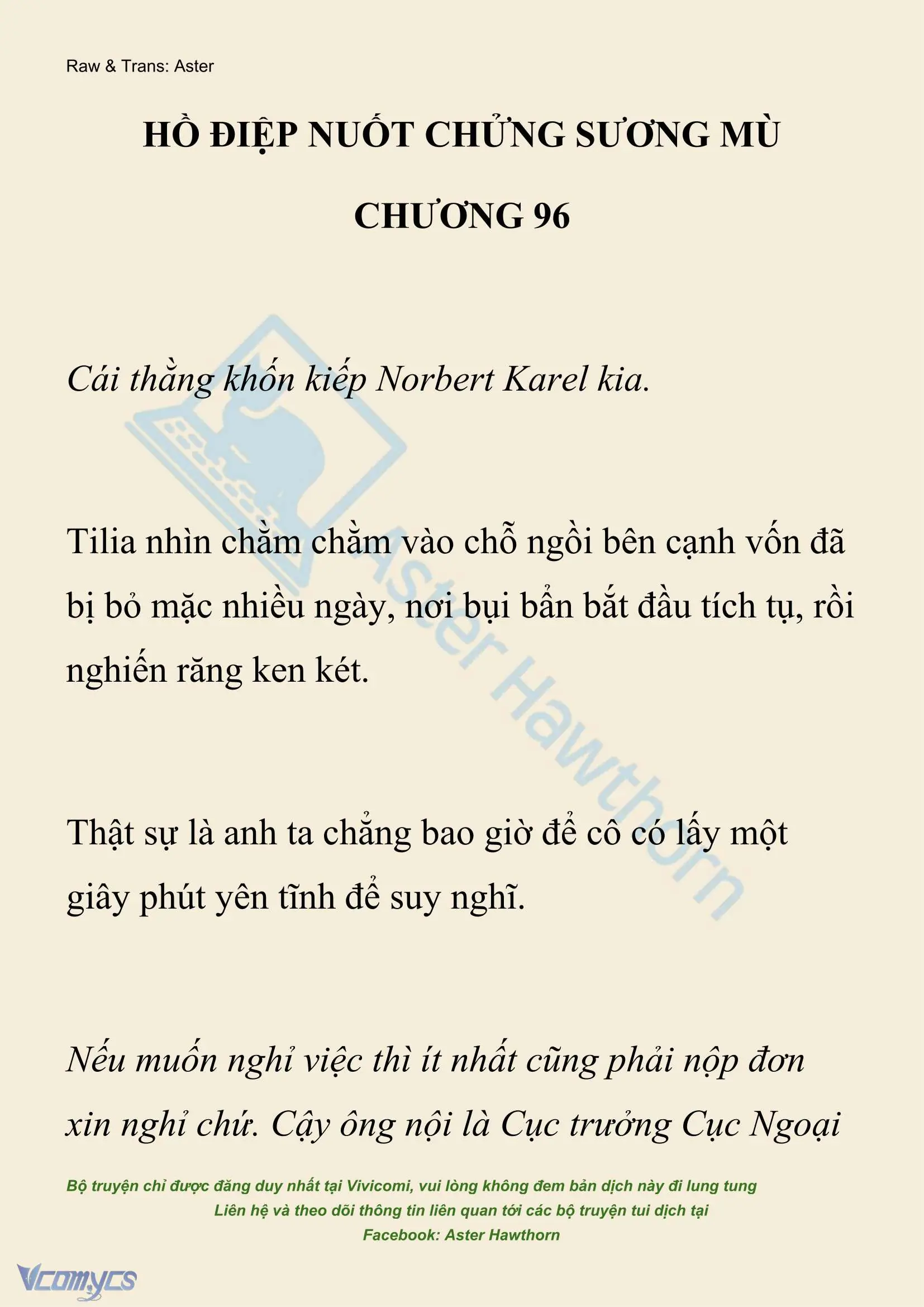 [NOVEL] Hồ Điệp Nuốt Chửng Sương Mù Chapter 96 - Trang 2