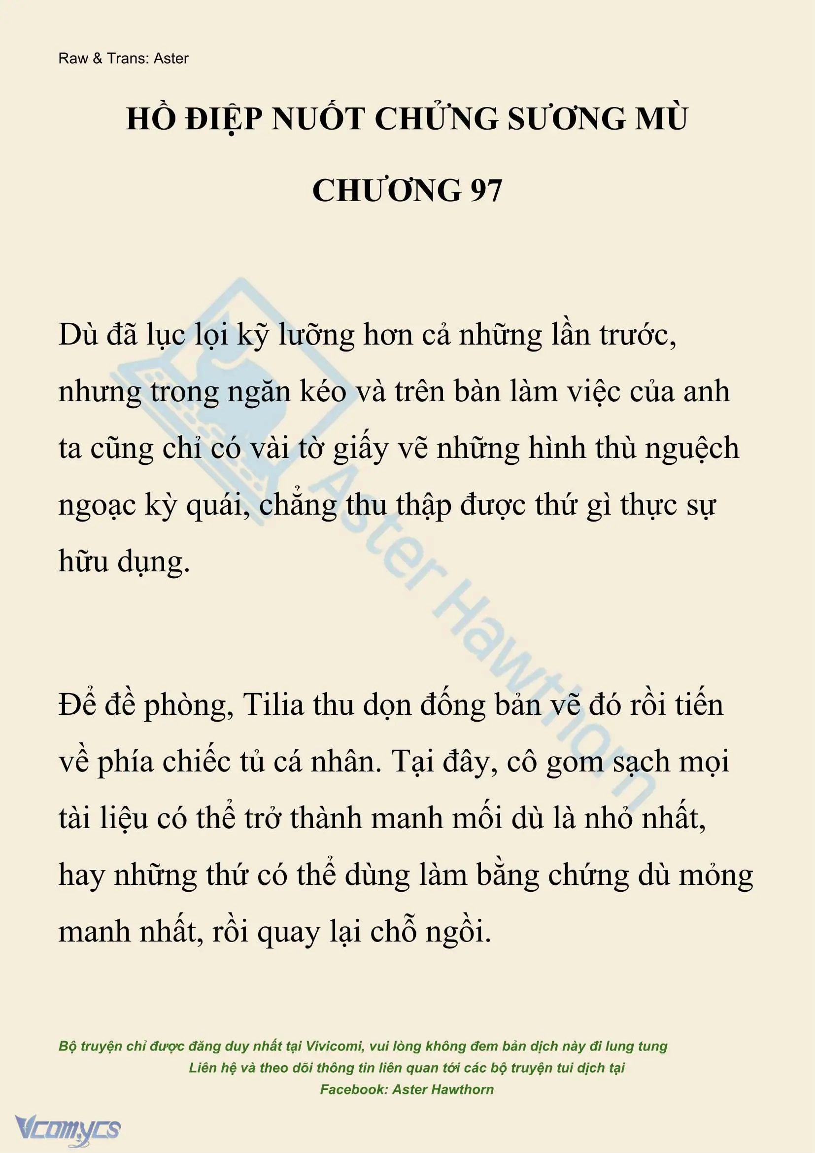 [NOVEL] Hồ Điệp Nuốt Chửng Sương Mù Chapter 97 - Trang 2