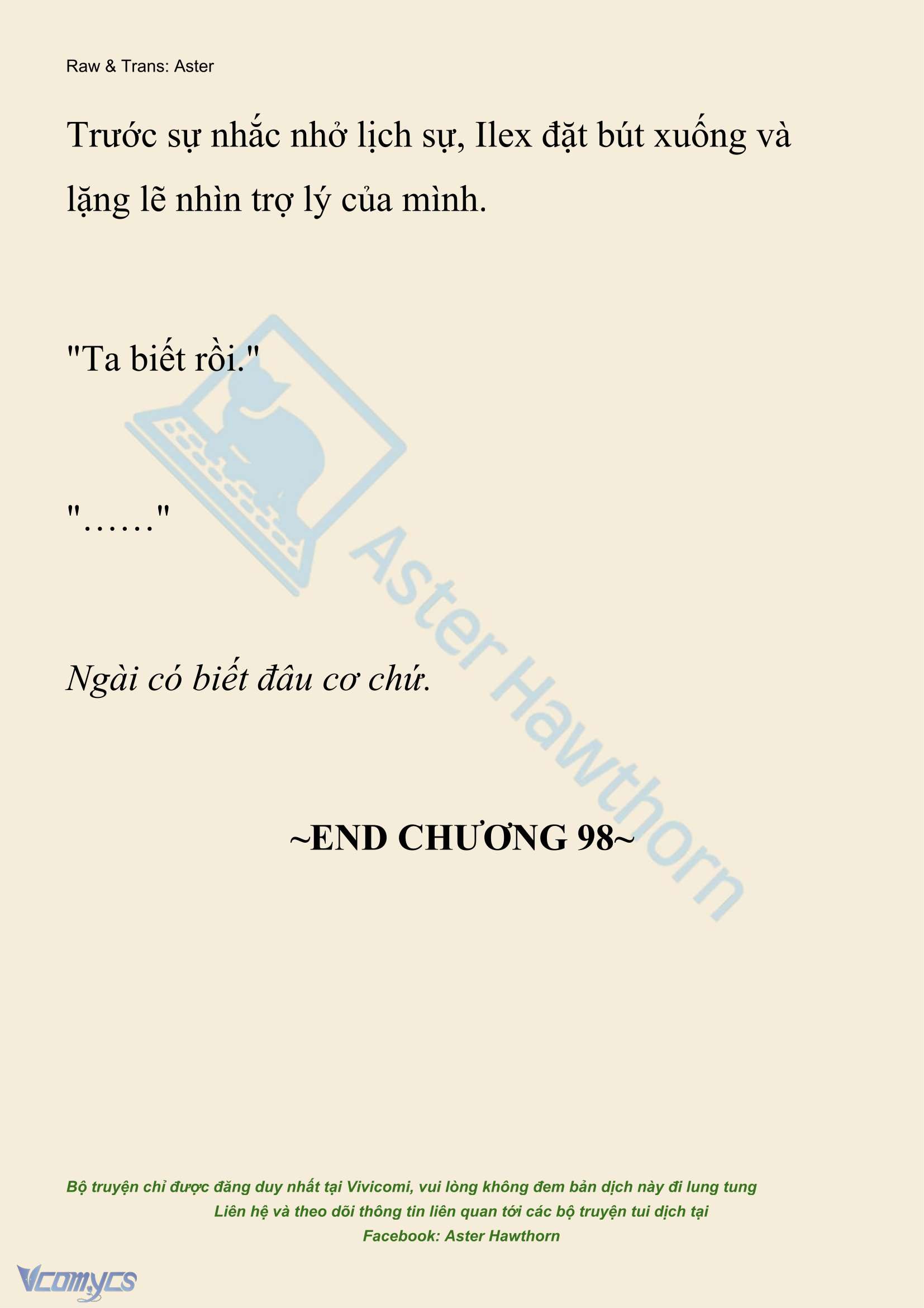 [NOVEL] Hồ Điệp Nuốt Chửng Sương Mù Chapter 98 - Trang 24