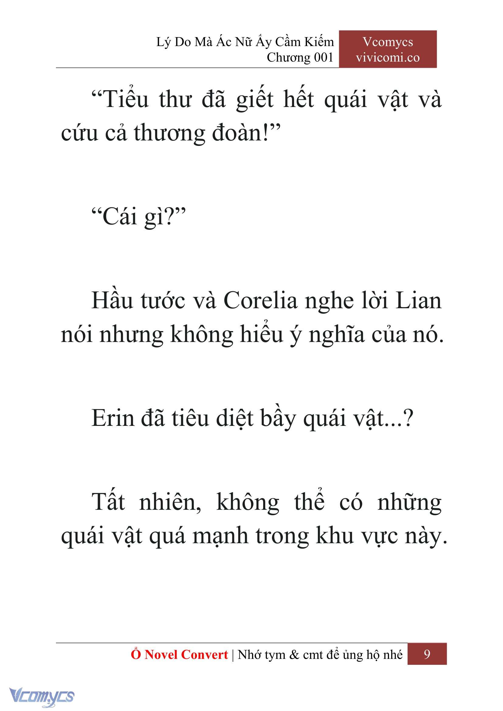 [Novel] Lý Do Mà Ác Nữ Ấy Cầm Kiếm Chapter 1 - Trang 12