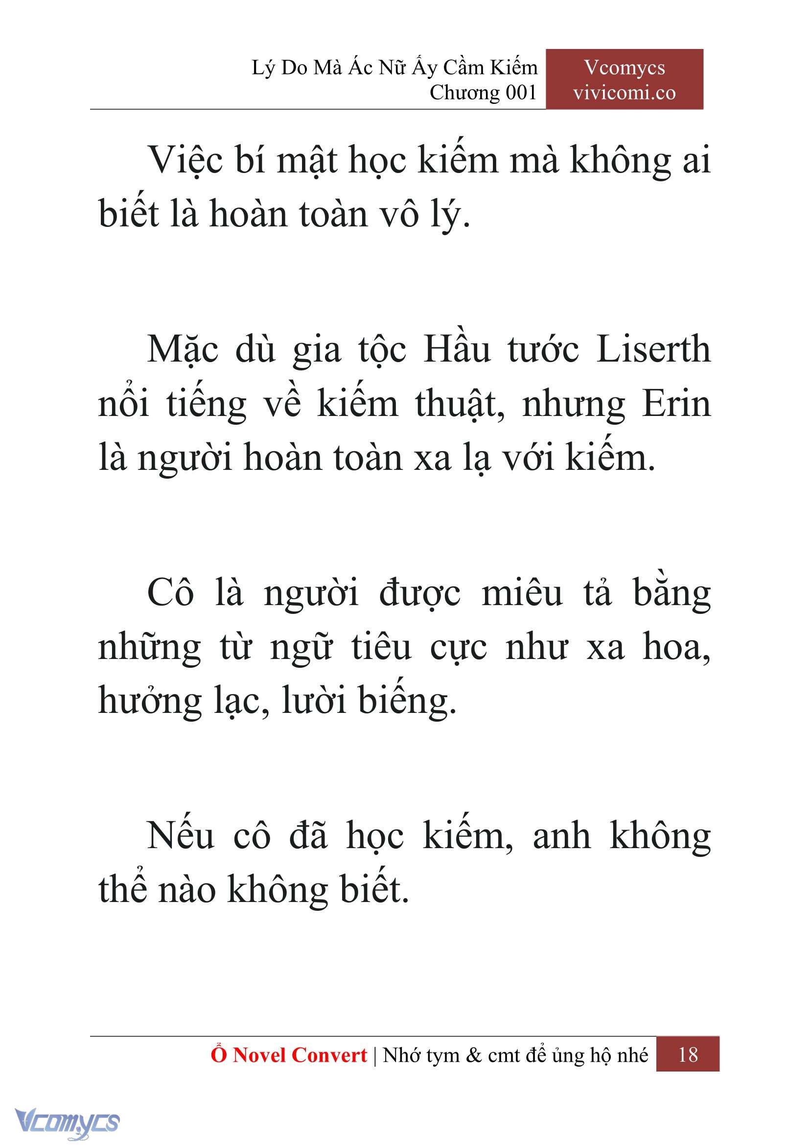 [Novel] Lý Do Mà Ác Nữ Ấy Cầm Kiếm Chapter 1 - Trang 21