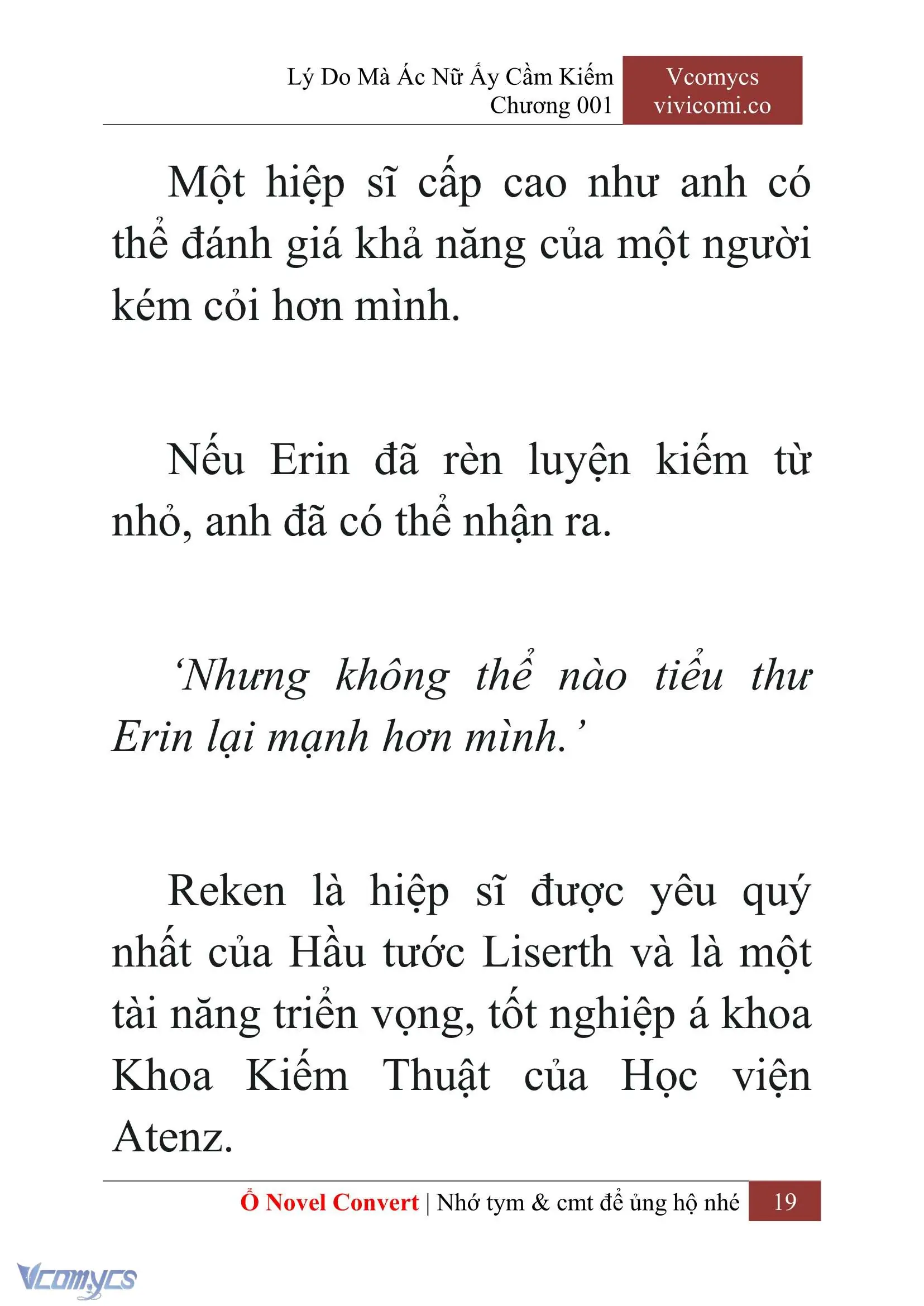 [Novel] Lý Do Mà Ác Nữ Ấy Cầm Kiếm Chapter 1 - Trang 22