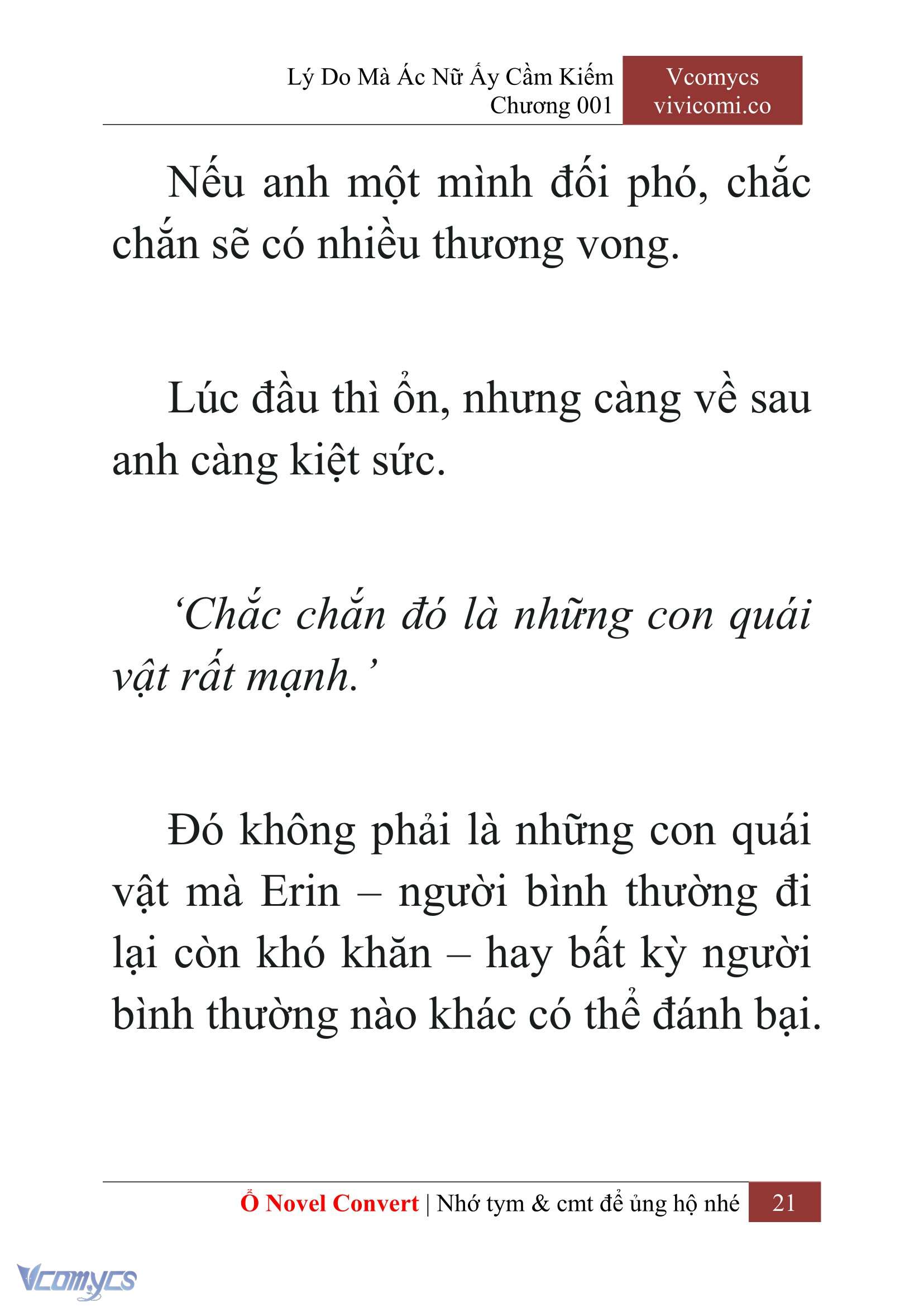 [Novel] Lý Do Mà Ác Nữ Ấy Cầm Kiếm Chapter 1 - Trang 24