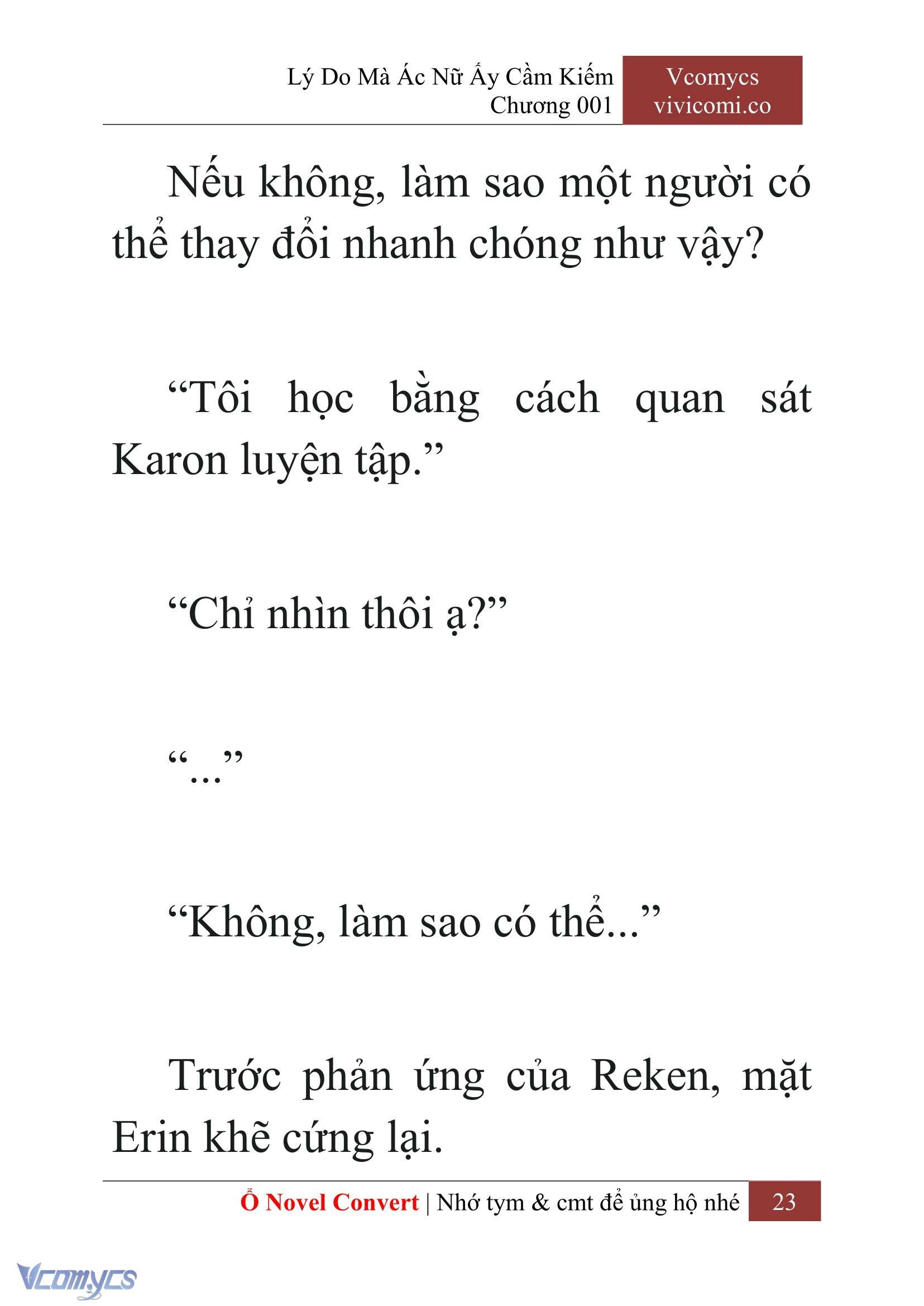 [Novel] Lý Do Mà Ác Nữ Ấy Cầm Kiếm Chapter 1 - Trang 26