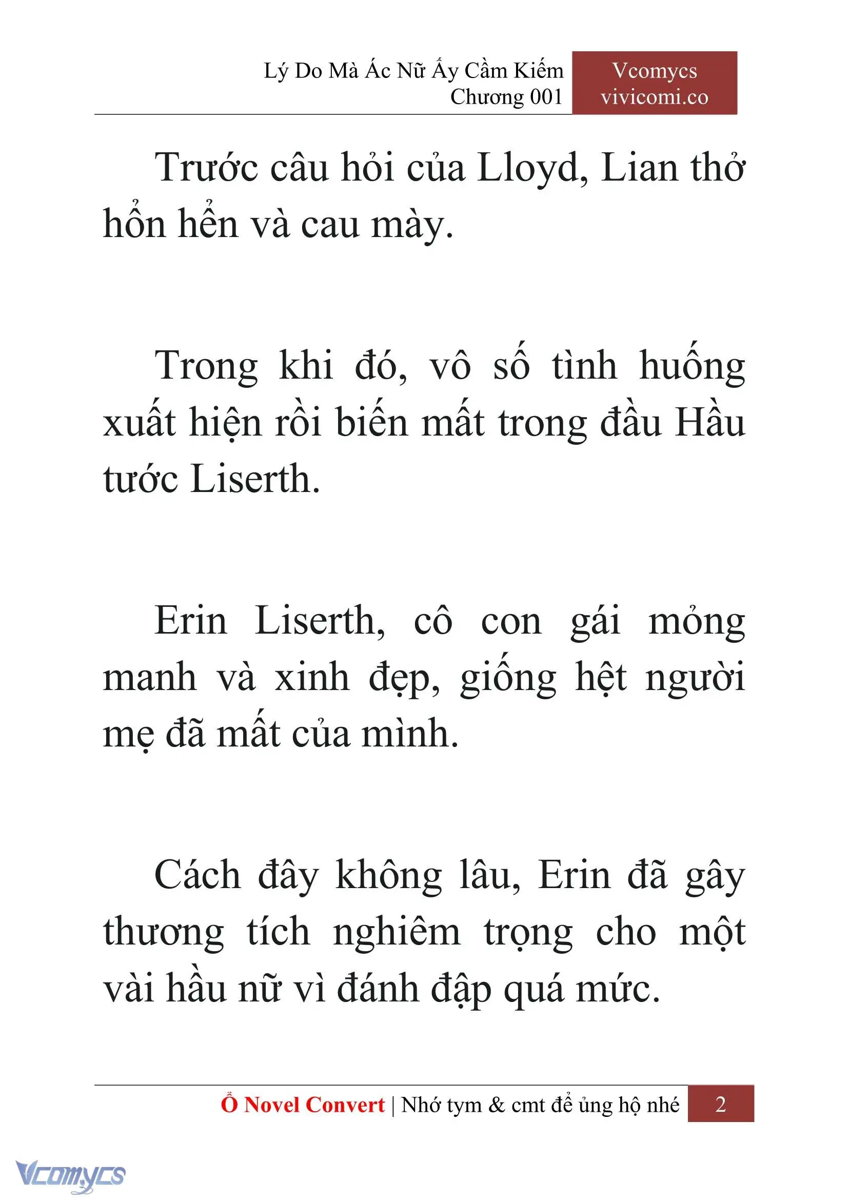 [Novel] Lý Do Mà Ác Nữ Ấy Cầm Kiếm Chapter 1 - Trang 5