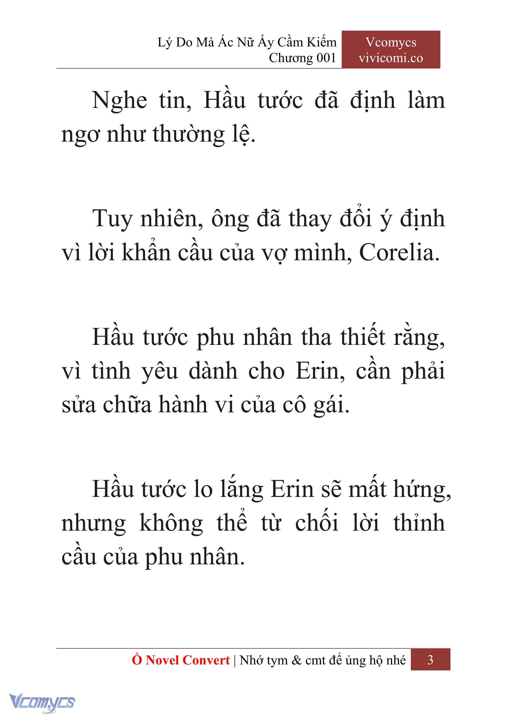 [Novel] Lý Do Mà Ác Nữ Ấy Cầm Kiếm Chapter 1 - Trang 6