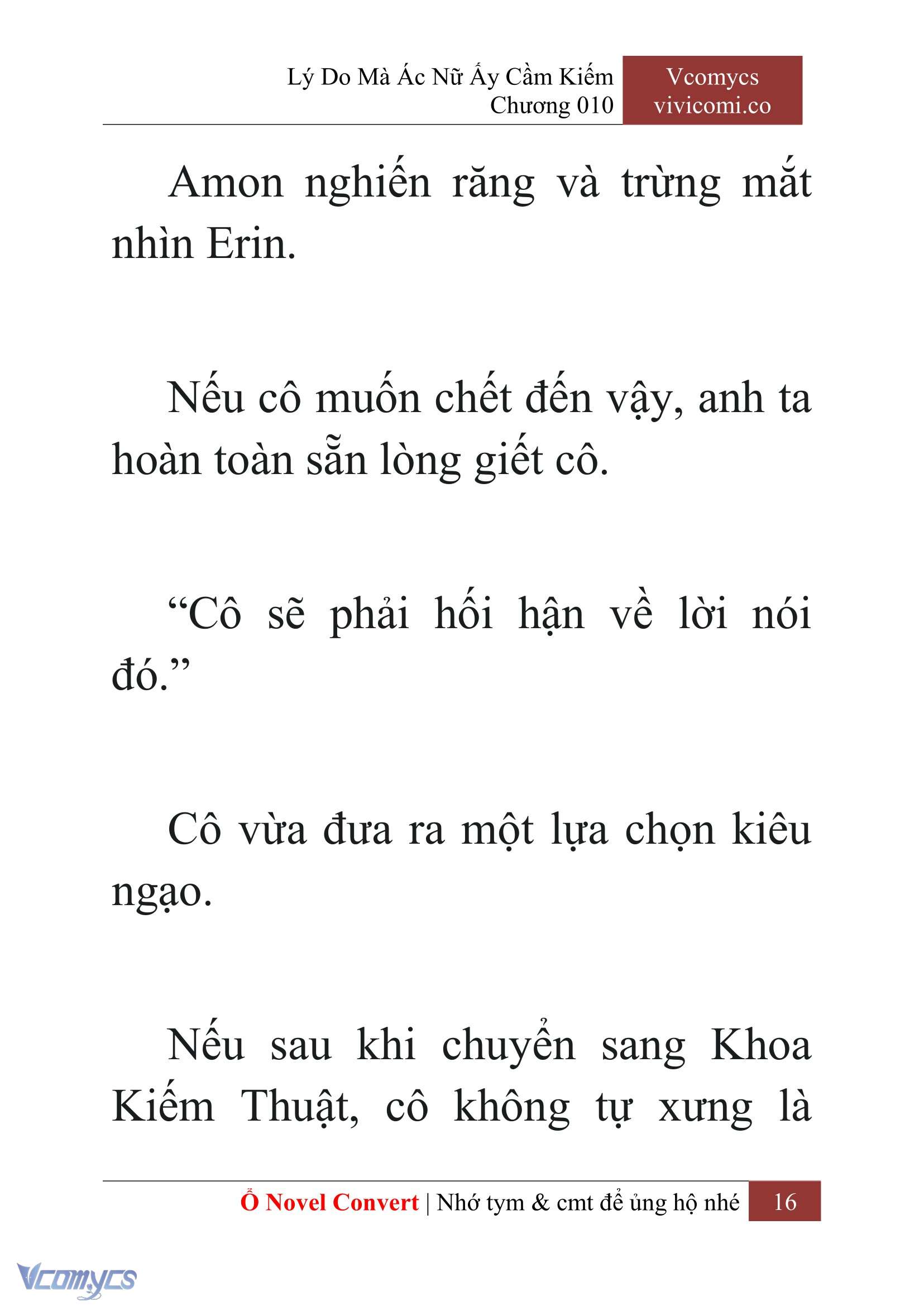 [Novel] Lý Do Mà Ác Nữ Ấy Cầm Kiếm Chapter 10 - Trang 19