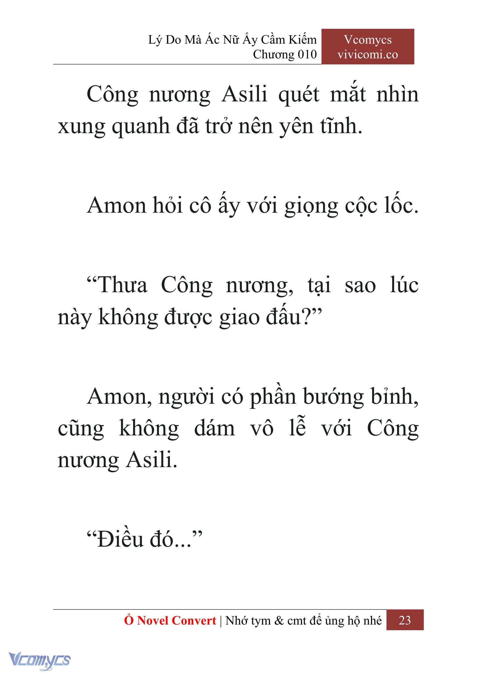 [Novel] Lý Do Mà Ác Nữ Ấy Cầm Kiếm Chapter 10 - Trang 26
