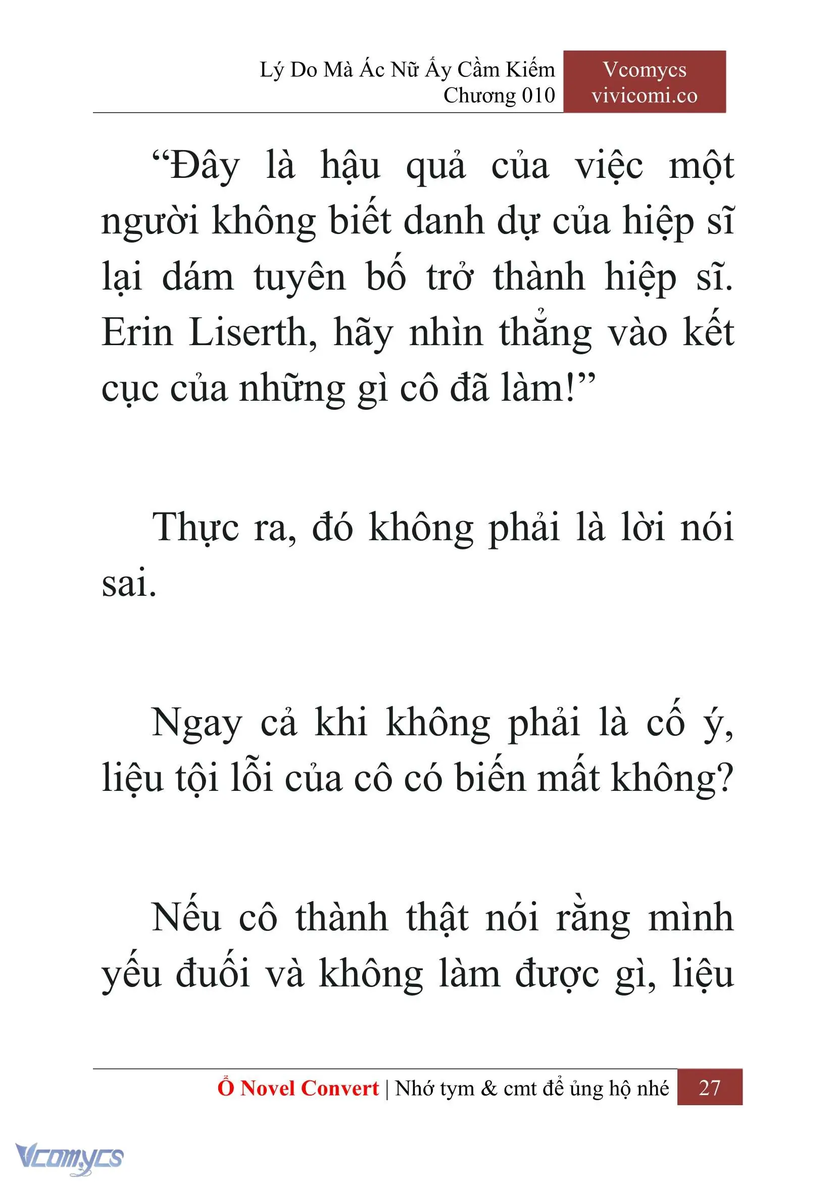 [Novel] Lý Do Mà Ác Nữ Ấy Cầm Kiếm Chapter 10 - Trang 30