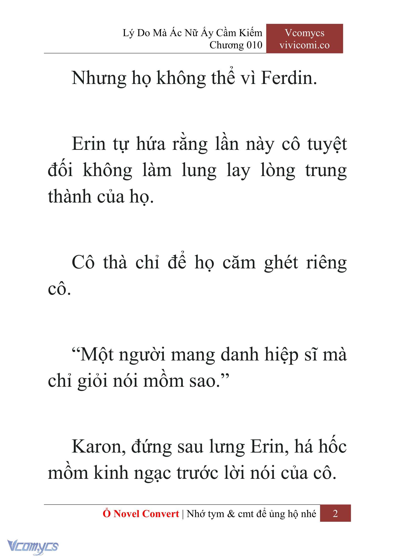 [Novel] Lý Do Mà Ác Nữ Ấy Cầm Kiếm Chapter 10 - Trang 5