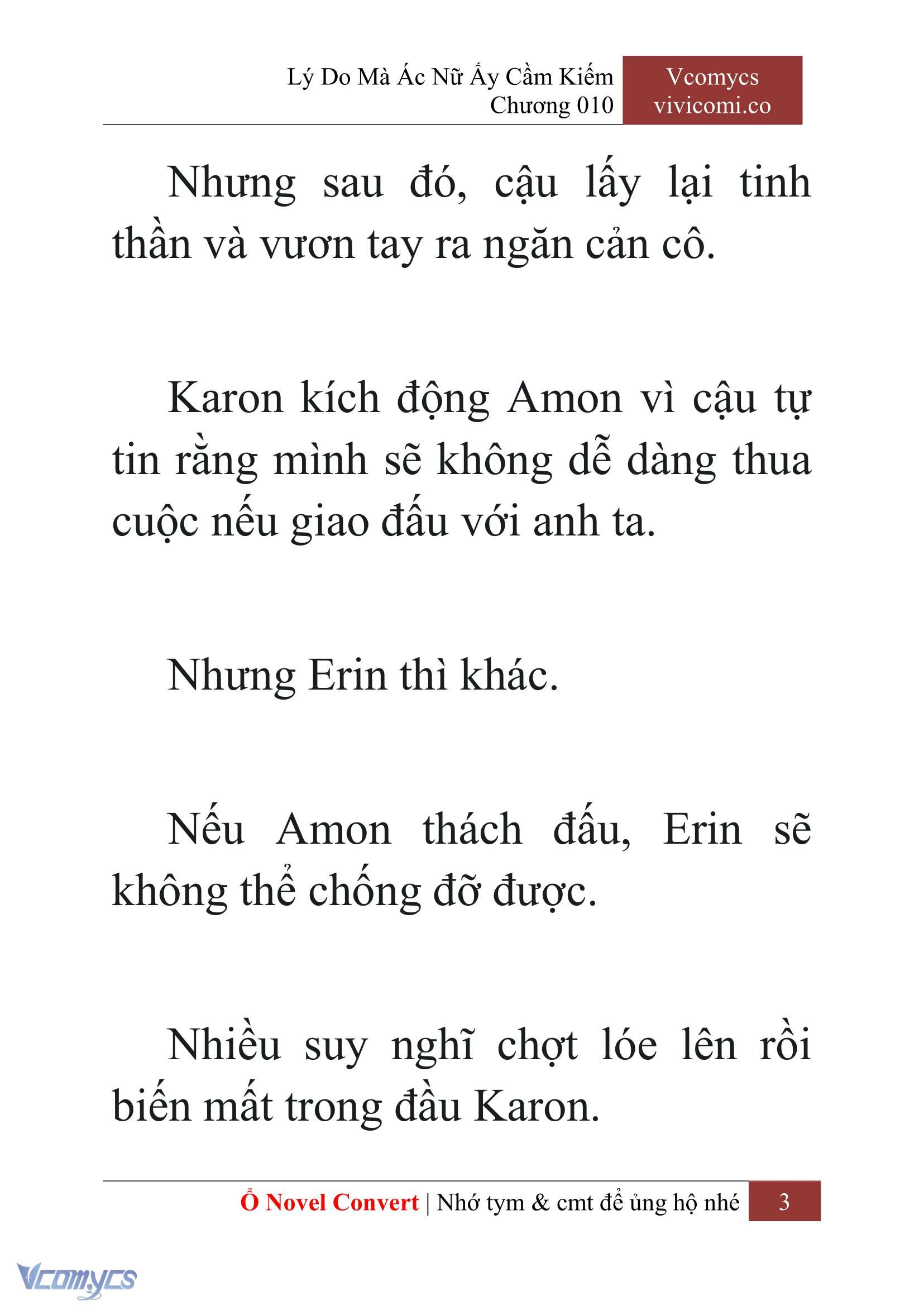 [Novel] Lý Do Mà Ác Nữ Ấy Cầm Kiếm Chapter 10 - Trang 6