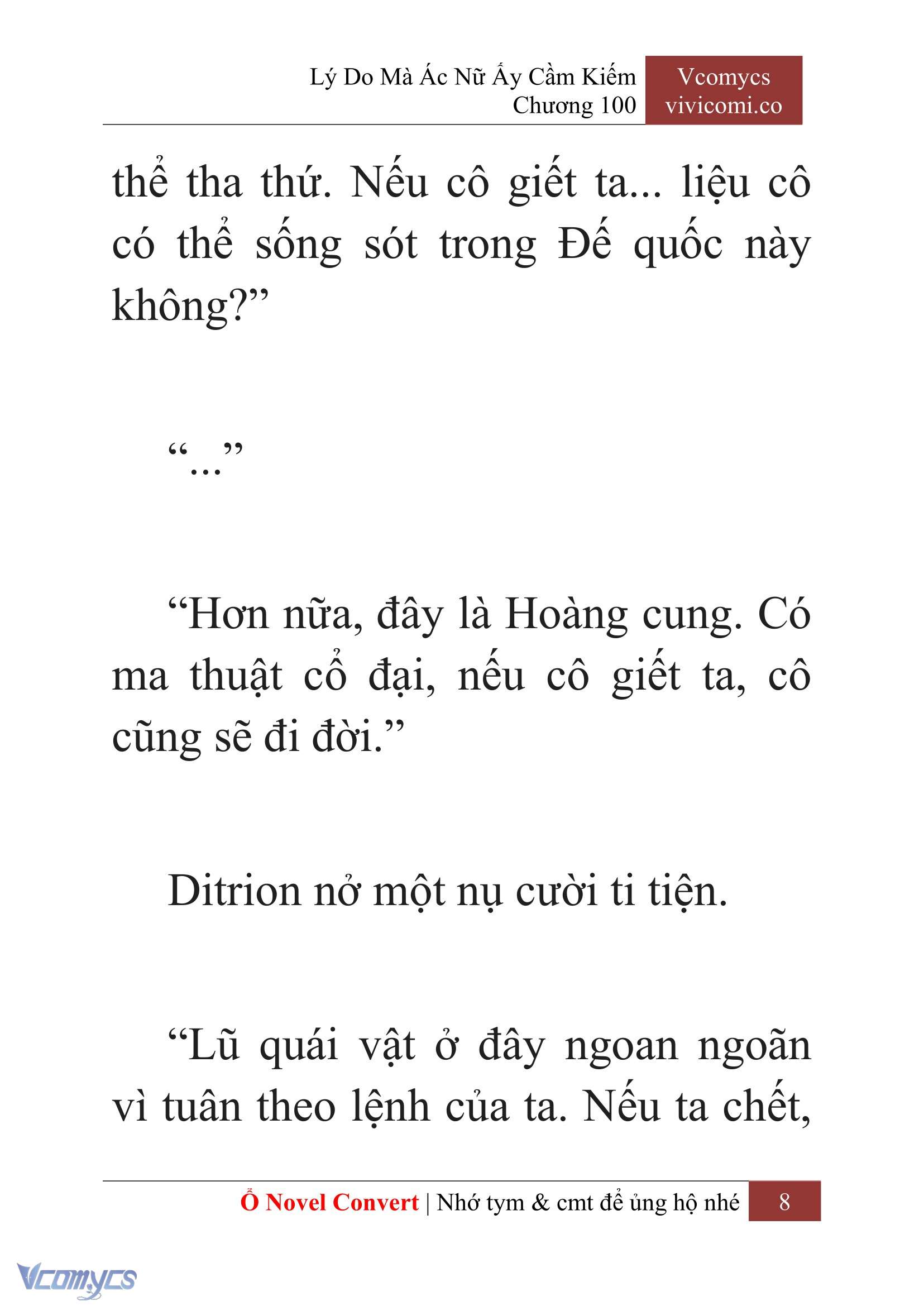 [Novel] Lý Do Mà Ác Nữ Ấy Cầm Kiếm Chapter 100 - Trang 11