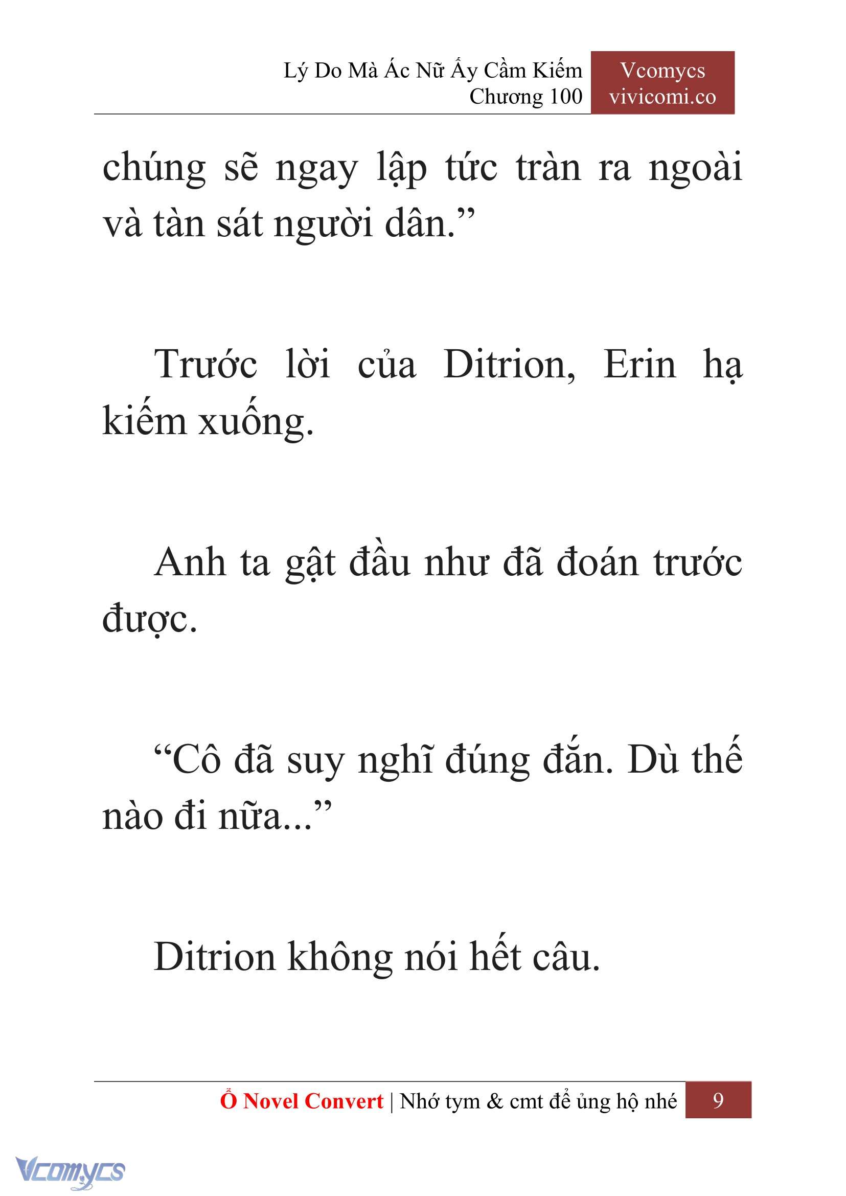 [Novel] Lý Do Mà Ác Nữ Ấy Cầm Kiếm Chapter 100 - Trang 12