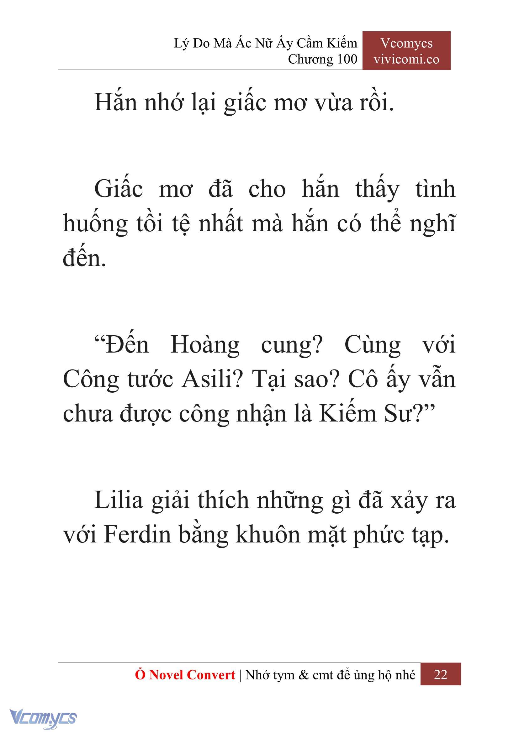 [Novel] Lý Do Mà Ác Nữ Ấy Cầm Kiếm Chapter 100 - Trang 25