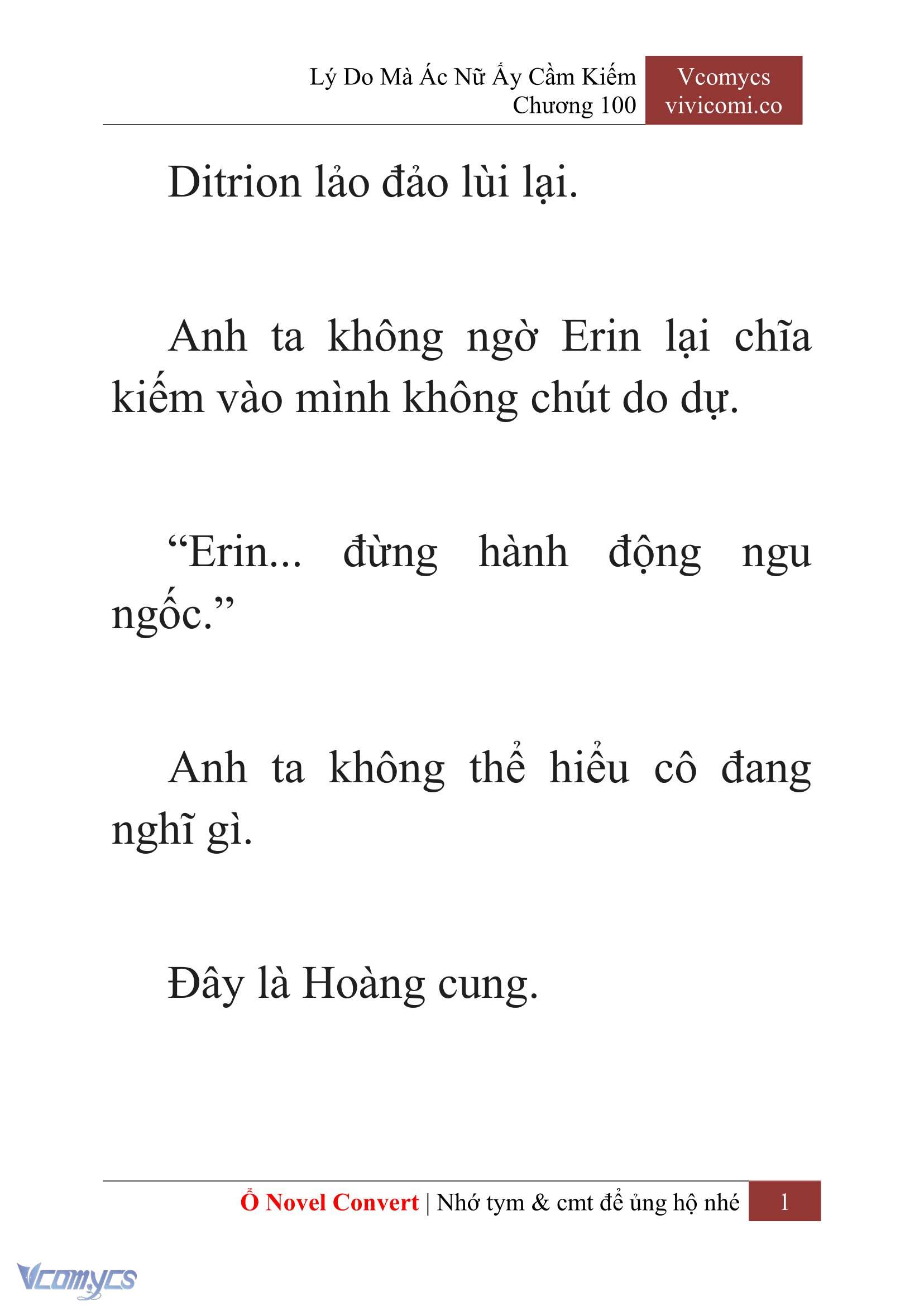 [Novel] Lý Do Mà Ác Nữ Ấy Cầm Kiếm Chapter 100 - Trang 4
