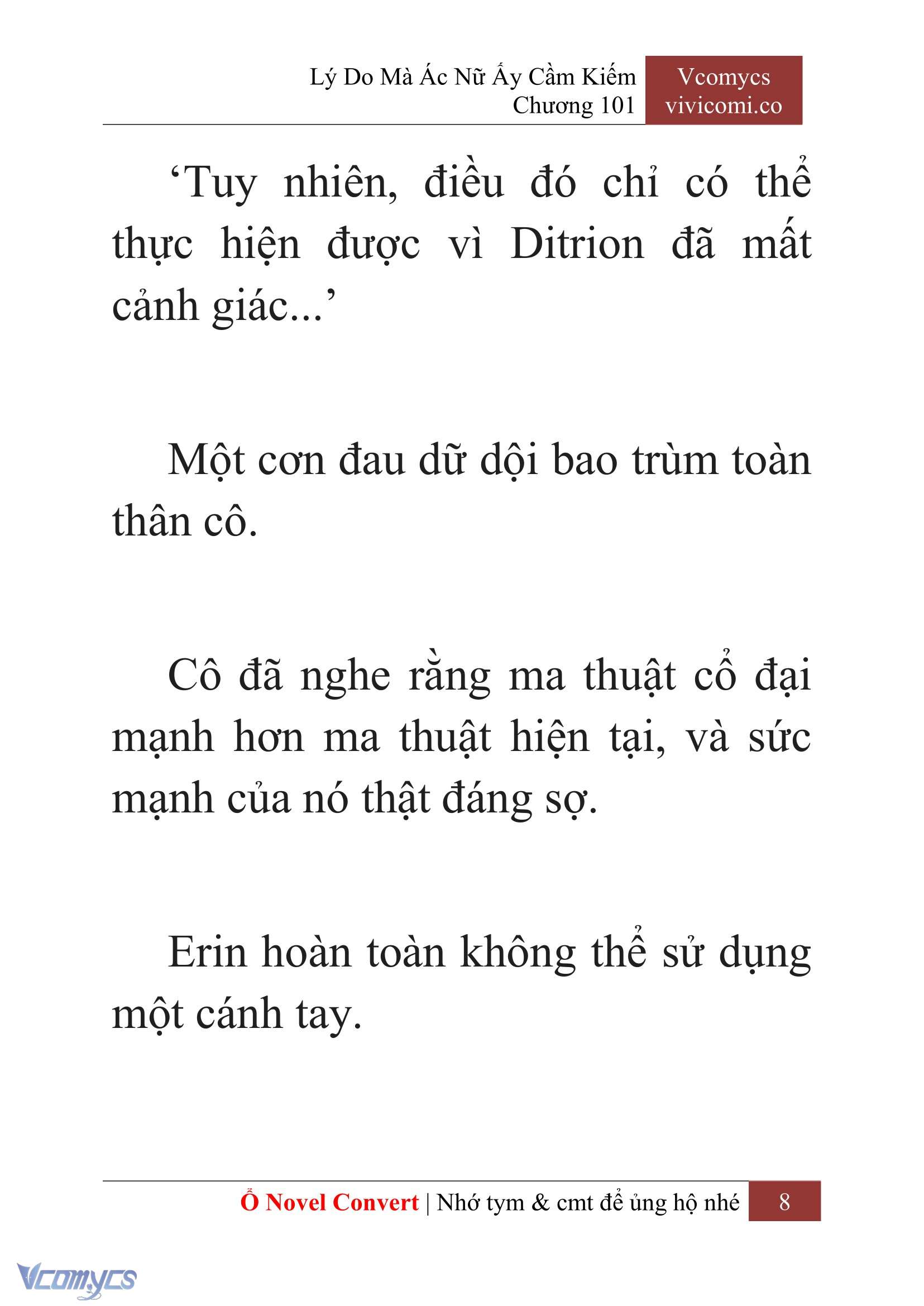 [Novel] Lý Do Mà Ác Nữ Ấy Cầm Kiếm Chapter 101 - Trang 11