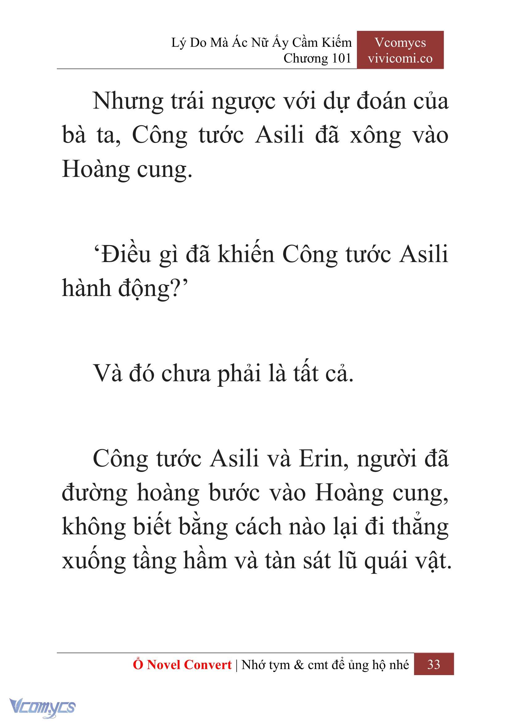 [Novel] Lý Do Mà Ác Nữ Ấy Cầm Kiếm Chapter 101 - Trang 36