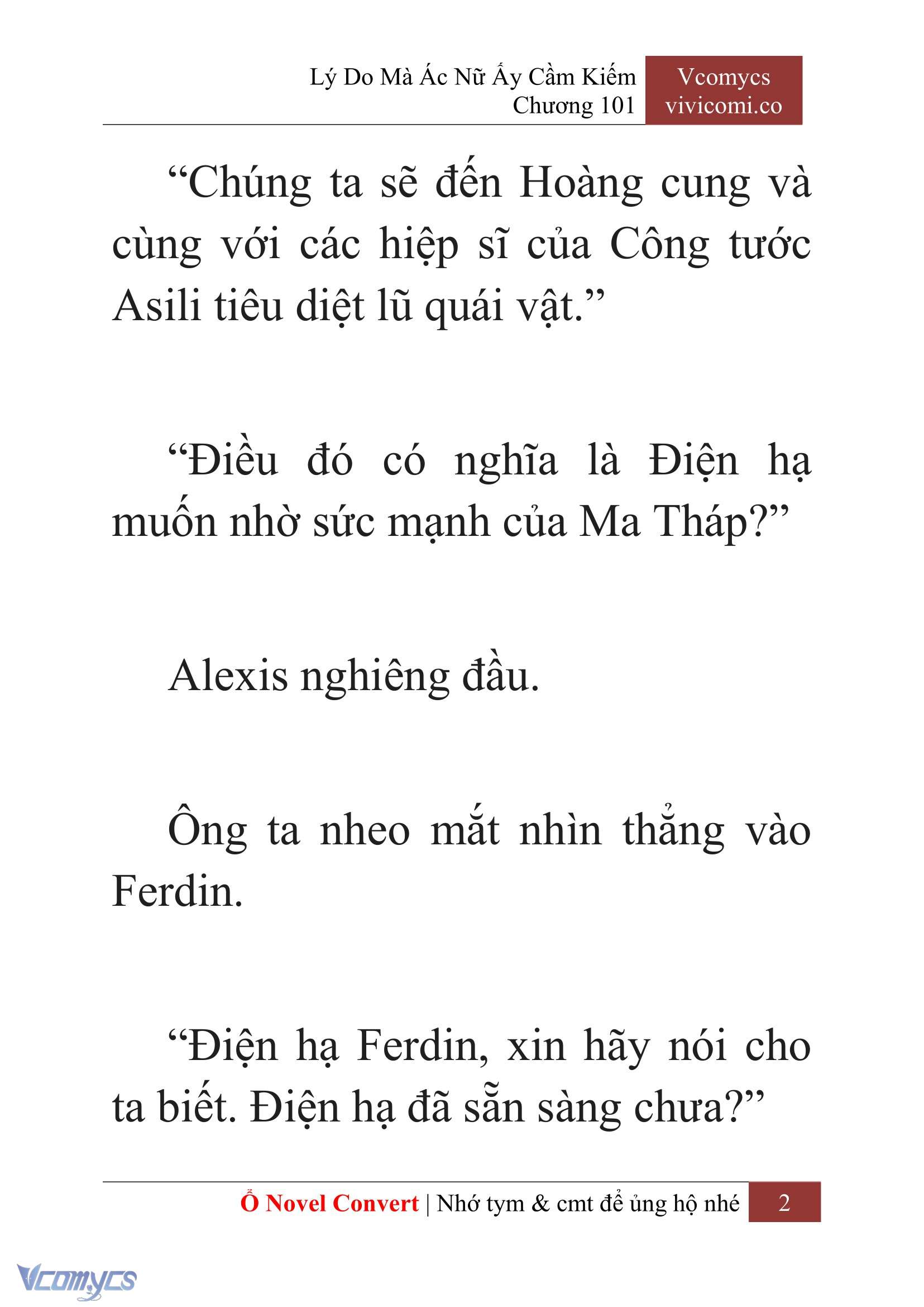 [Novel] Lý Do Mà Ác Nữ Ấy Cầm Kiếm Chapter 101 - Trang 5