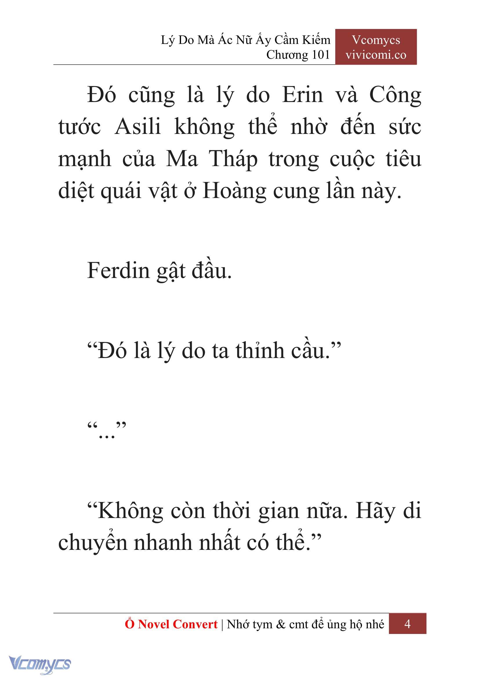 [Novel] Lý Do Mà Ác Nữ Ấy Cầm Kiếm Chapter 101 - Trang 7