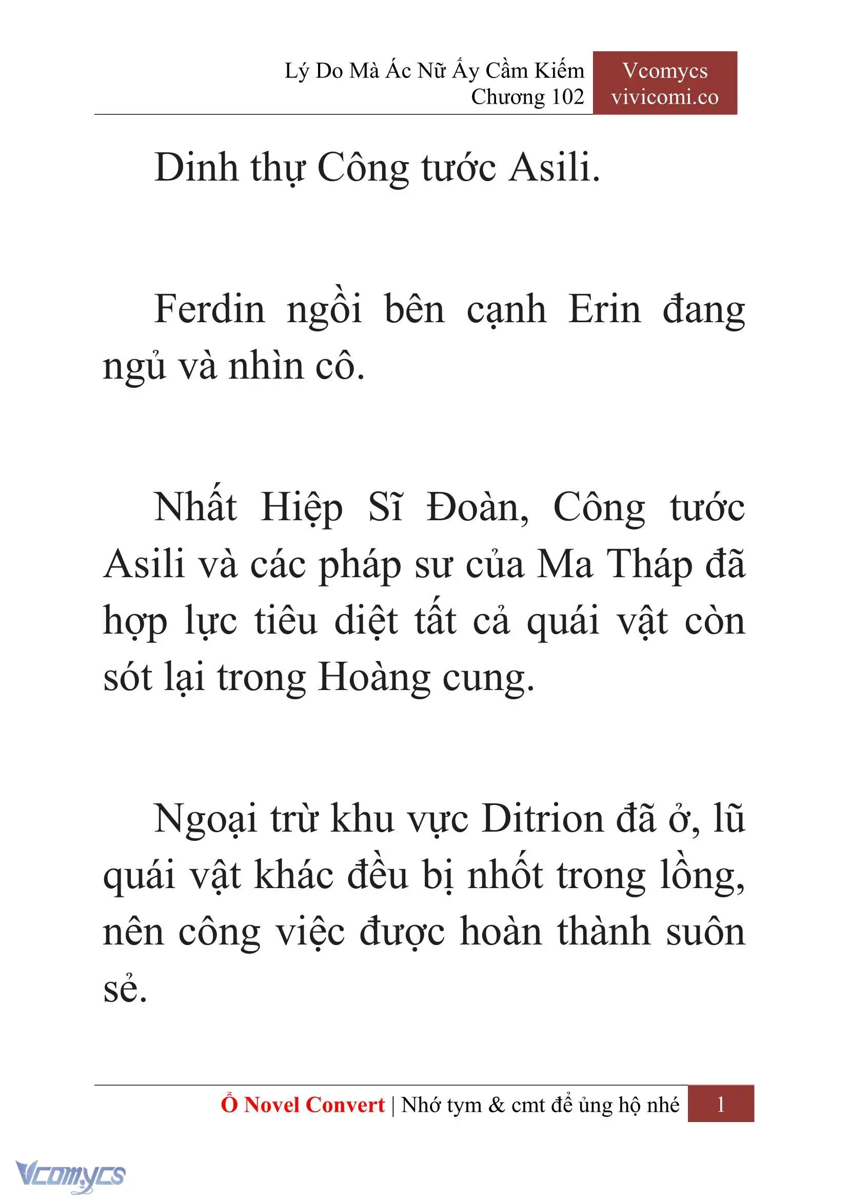 [Novel] Lý Do Mà Ác Nữ Ấy Cầm Kiếm Chapter 102 - Trang 4
