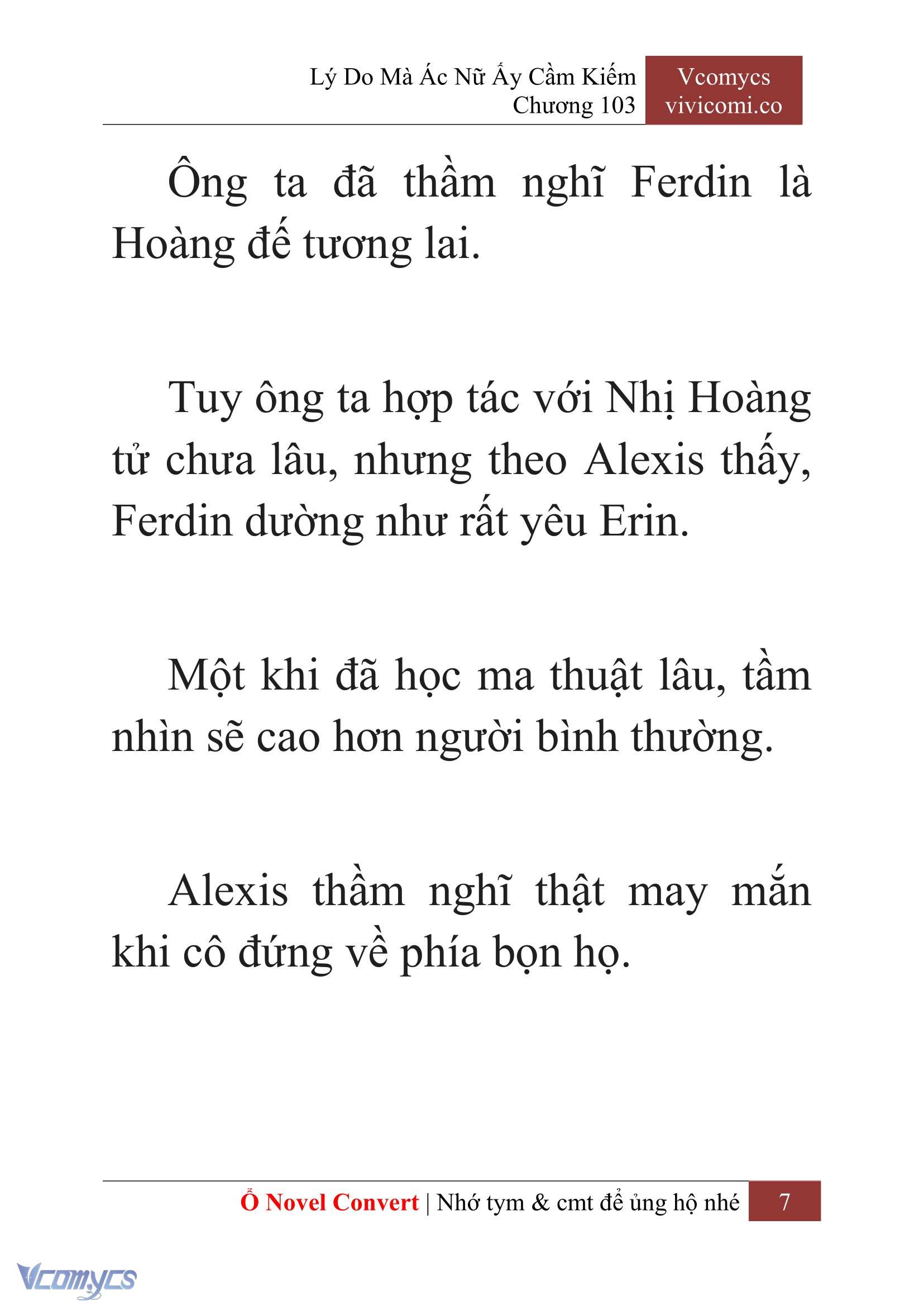 [Novel] Lý Do Mà Ác Nữ Ấy Cầm Kiếm Chapter 103 - Trang 10