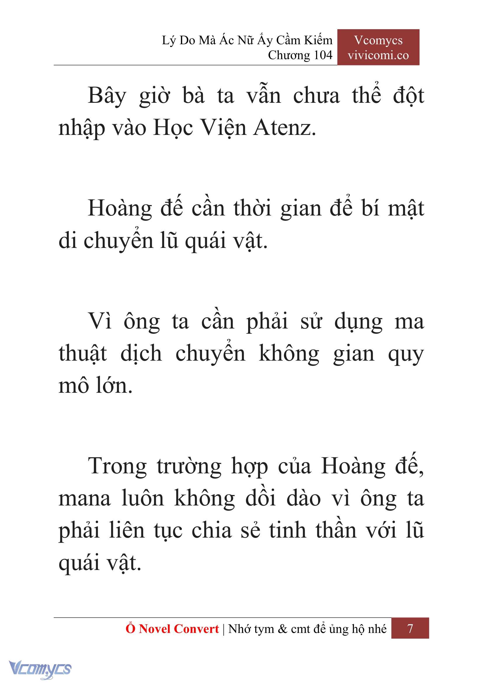 [Novel] Lý Do Mà Ác Nữ Ấy Cầm Kiếm Chapter 104 - Trang 10