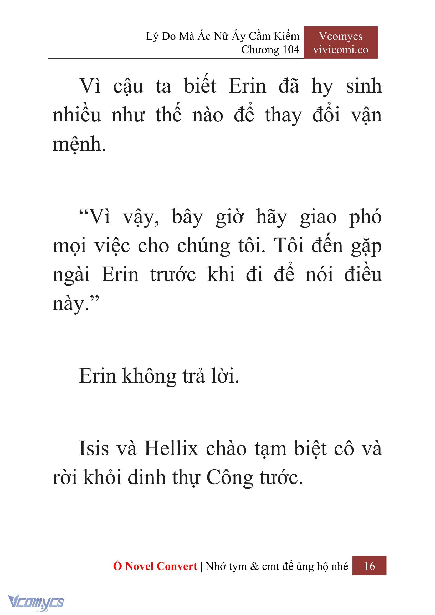 [Novel] Lý Do Mà Ác Nữ Ấy Cầm Kiếm Chapter 104 - Trang 19