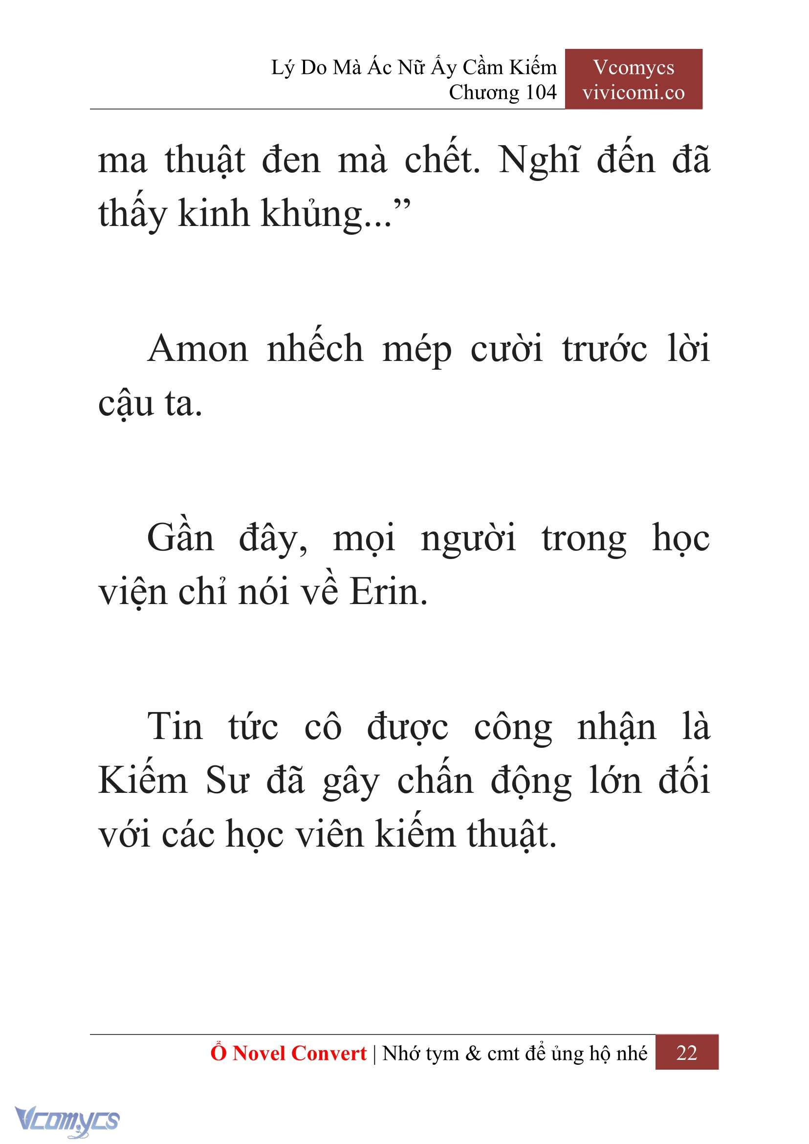[Novel] Lý Do Mà Ác Nữ Ấy Cầm Kiếm Chapter 104 - Trang 25