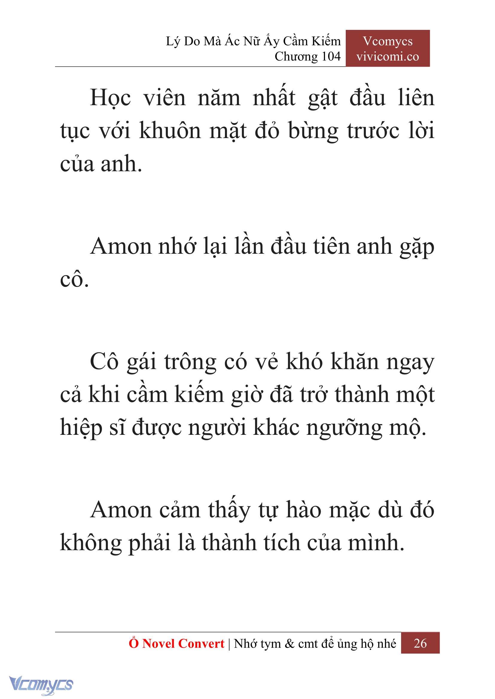 [Novel] Lý Do Mà Ác Nữ Ấy Cầm Kiếm Chapter 104 - Trang 29