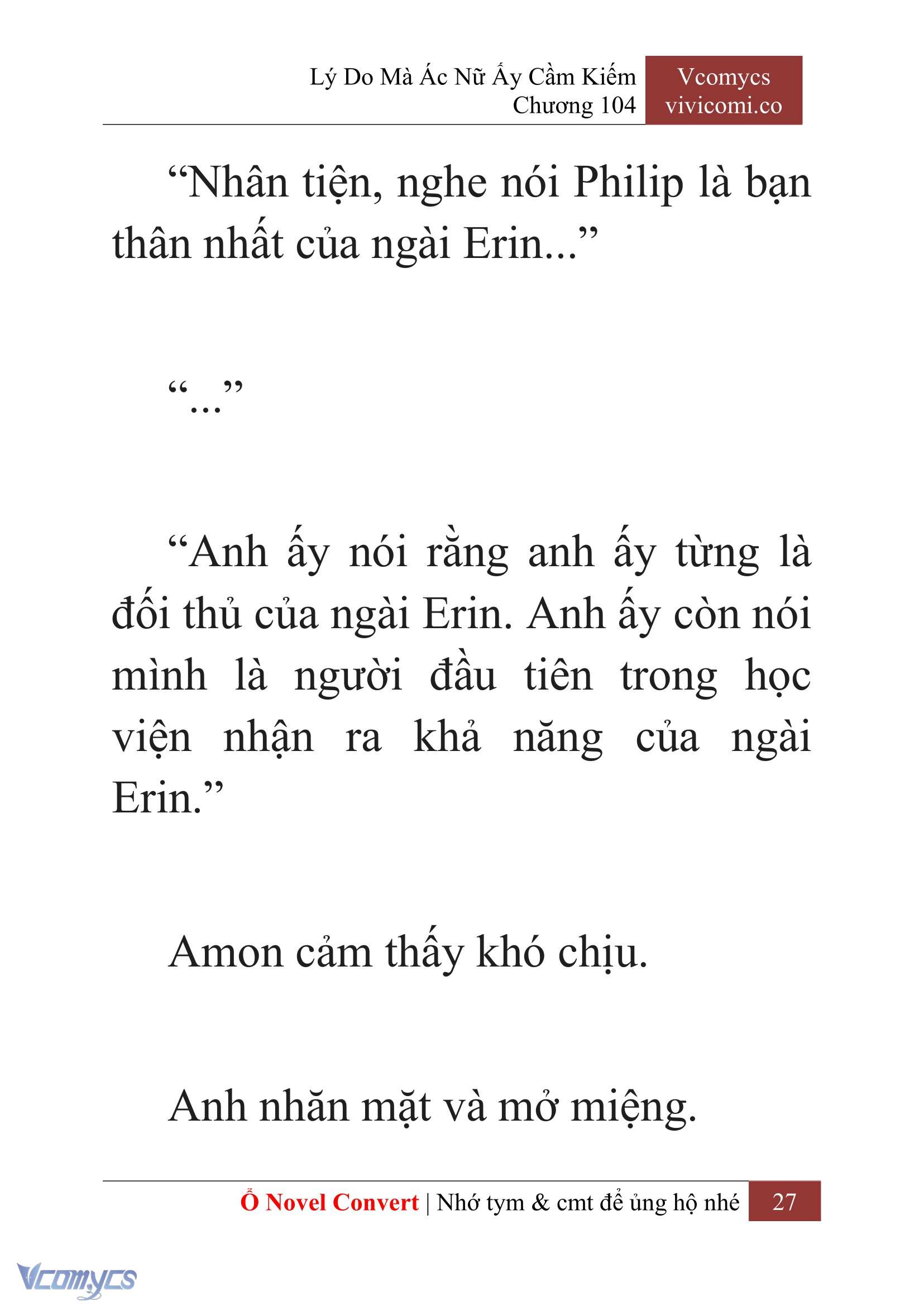 [Novel] Lý Do Mà Ác Nữ Ấy Cầm Kiếm Chapter 104 - Trang 30