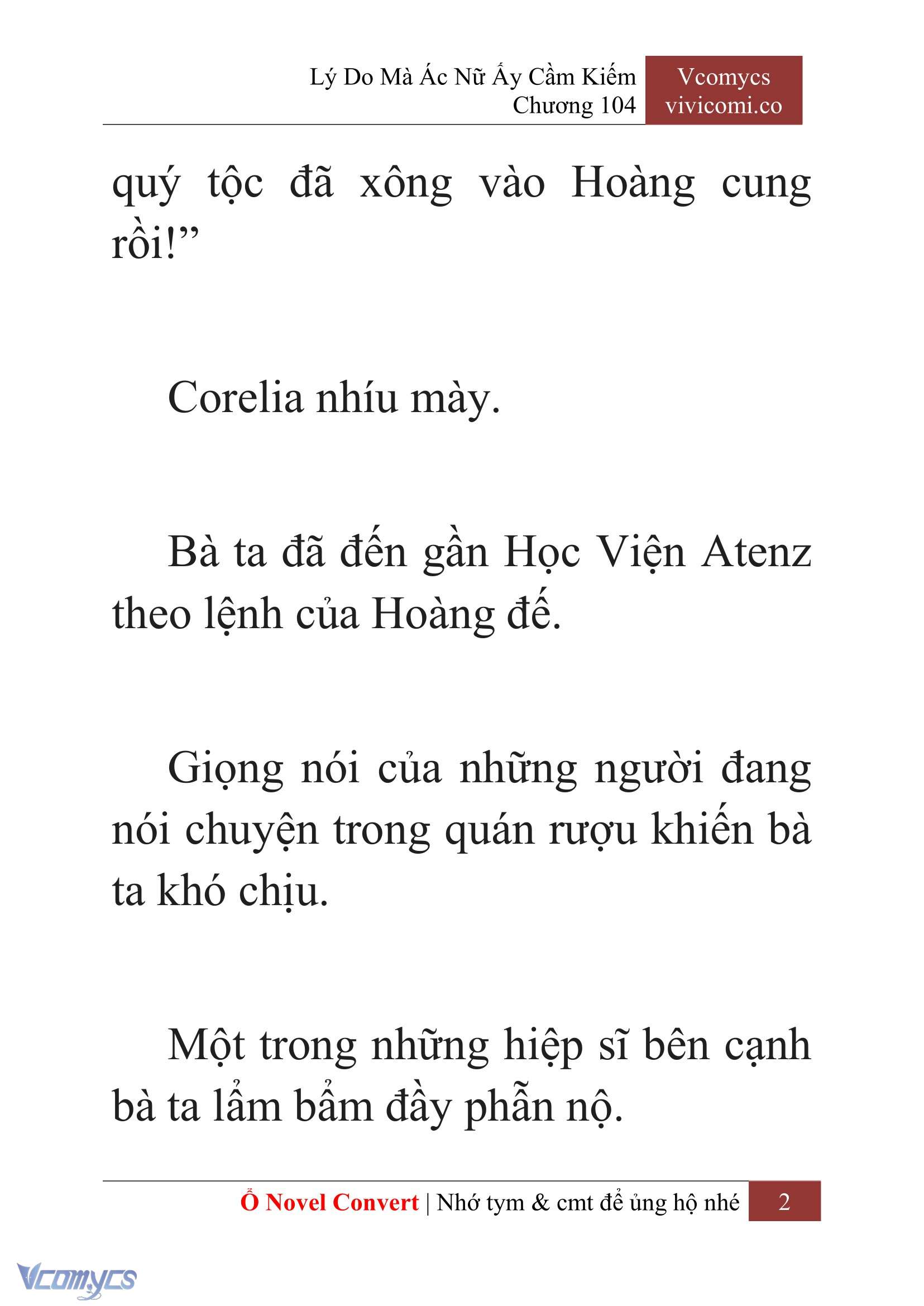 [Novel] Lý Do Mà Ác Nữ Ấy Cầm Kiếm Chapter 104 - Trang 5