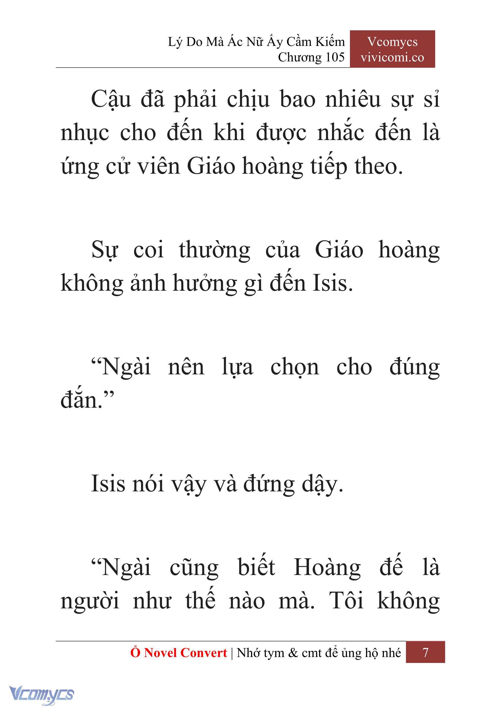 [Novel] Lý Do Mà Ác Nữ Ấy Cầm Kiếm Chapter 105 - Trang 10