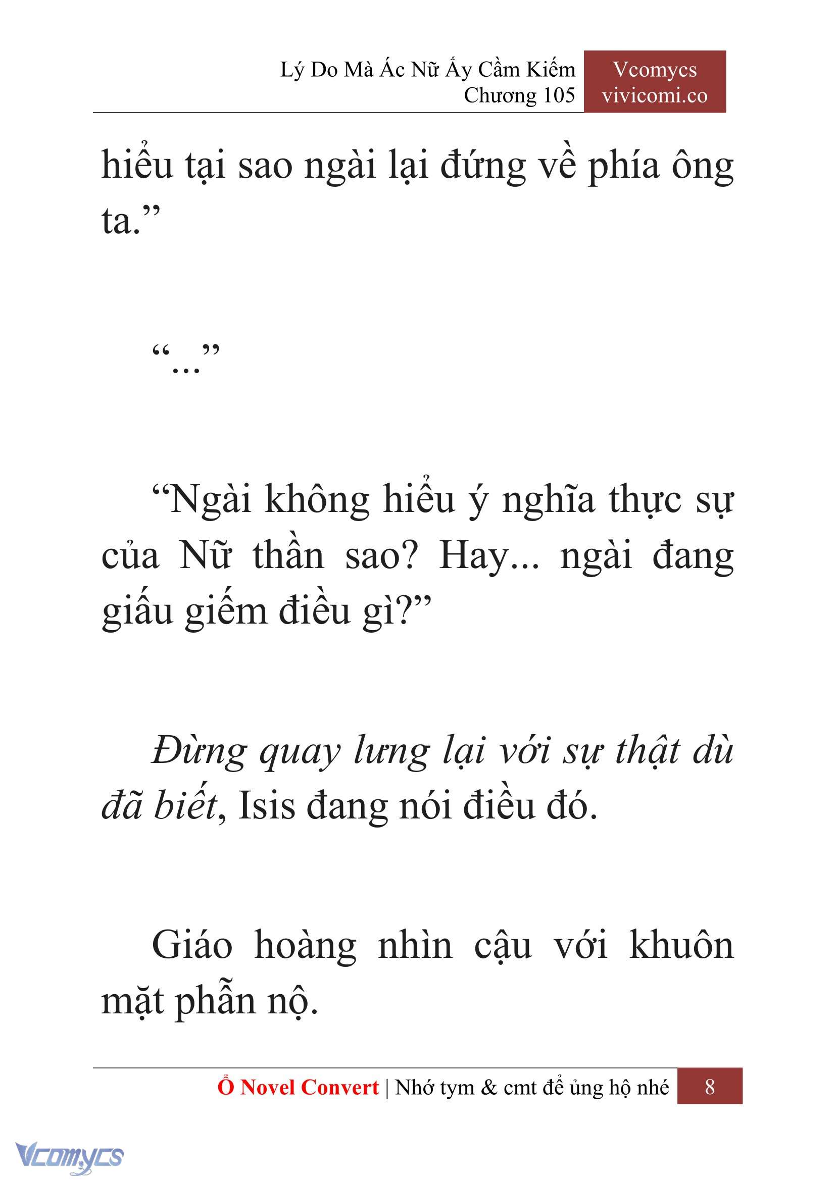 [Novel] Lý Do Mà Ác Nữ Ấy Cầm Kiếm Chapter 105 - Trang 11