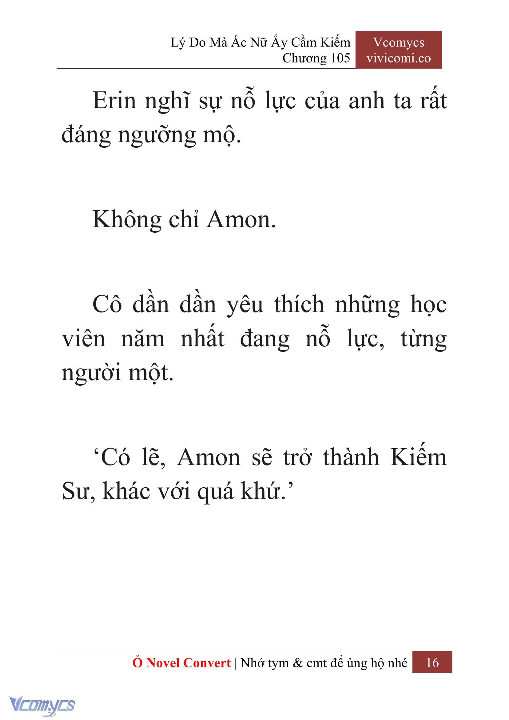 [Novel] Lý Do Mà Ác Nữ Ấy Cầm Kiếm Chapter 105 - Trang 19