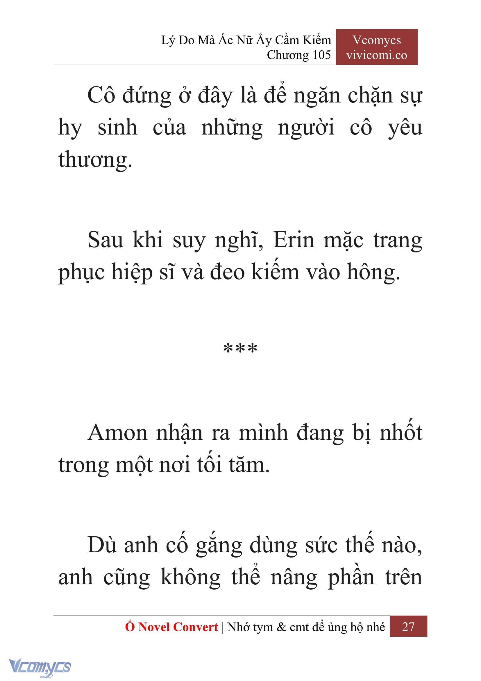 [Novel] Lý Do Mà Ác Nữ Ấy Cầm Kiếm Chapter 105 - Trang 30