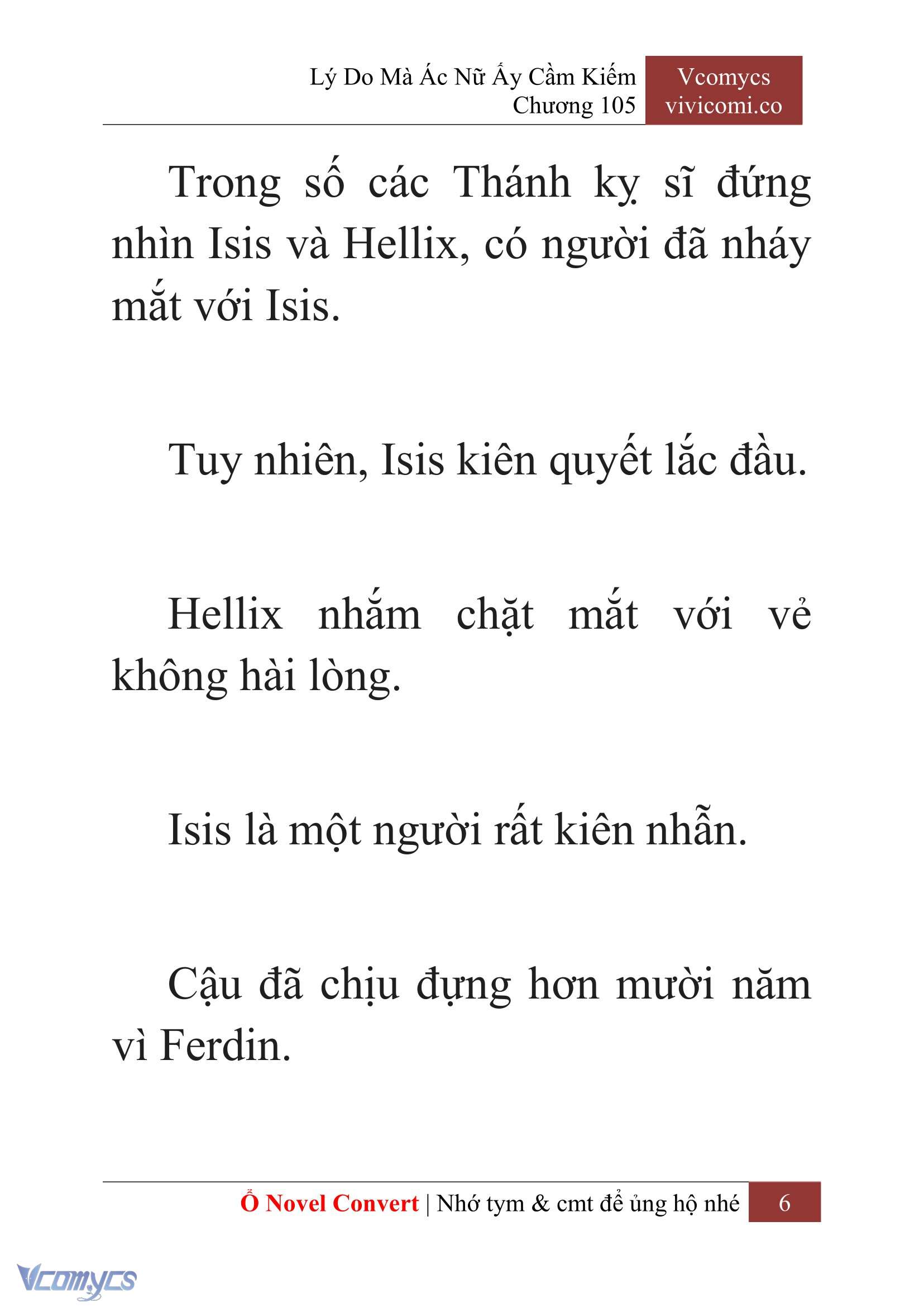 [Novel] Lý Do Mà Ác Nữ Ấy Cầm Kiếm Chapter 105 - Trang 9