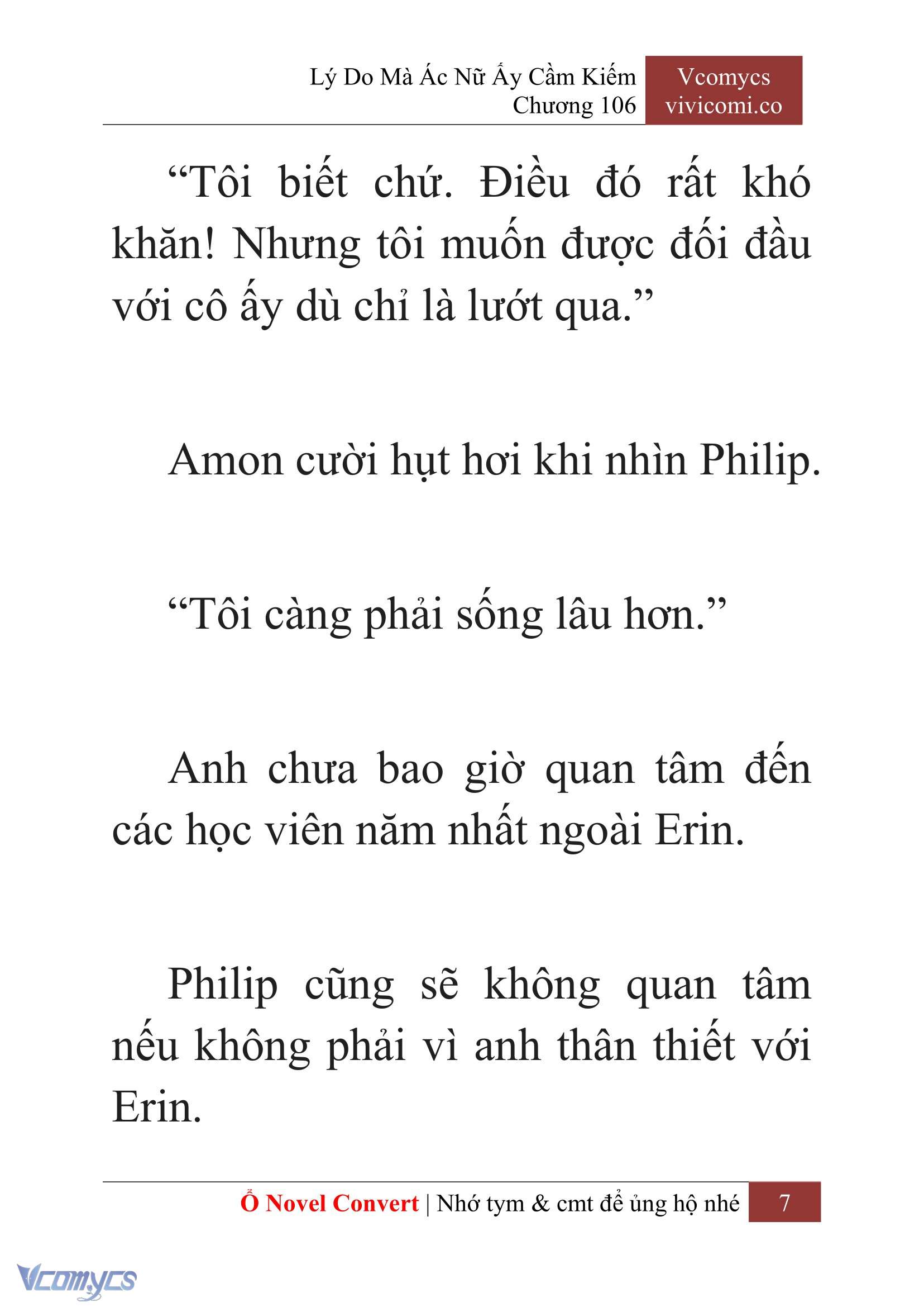 [Novel] Lý Do Mà Ác Nữ Ấy Cầm Kiếm Chapter 106 - Trang 10
