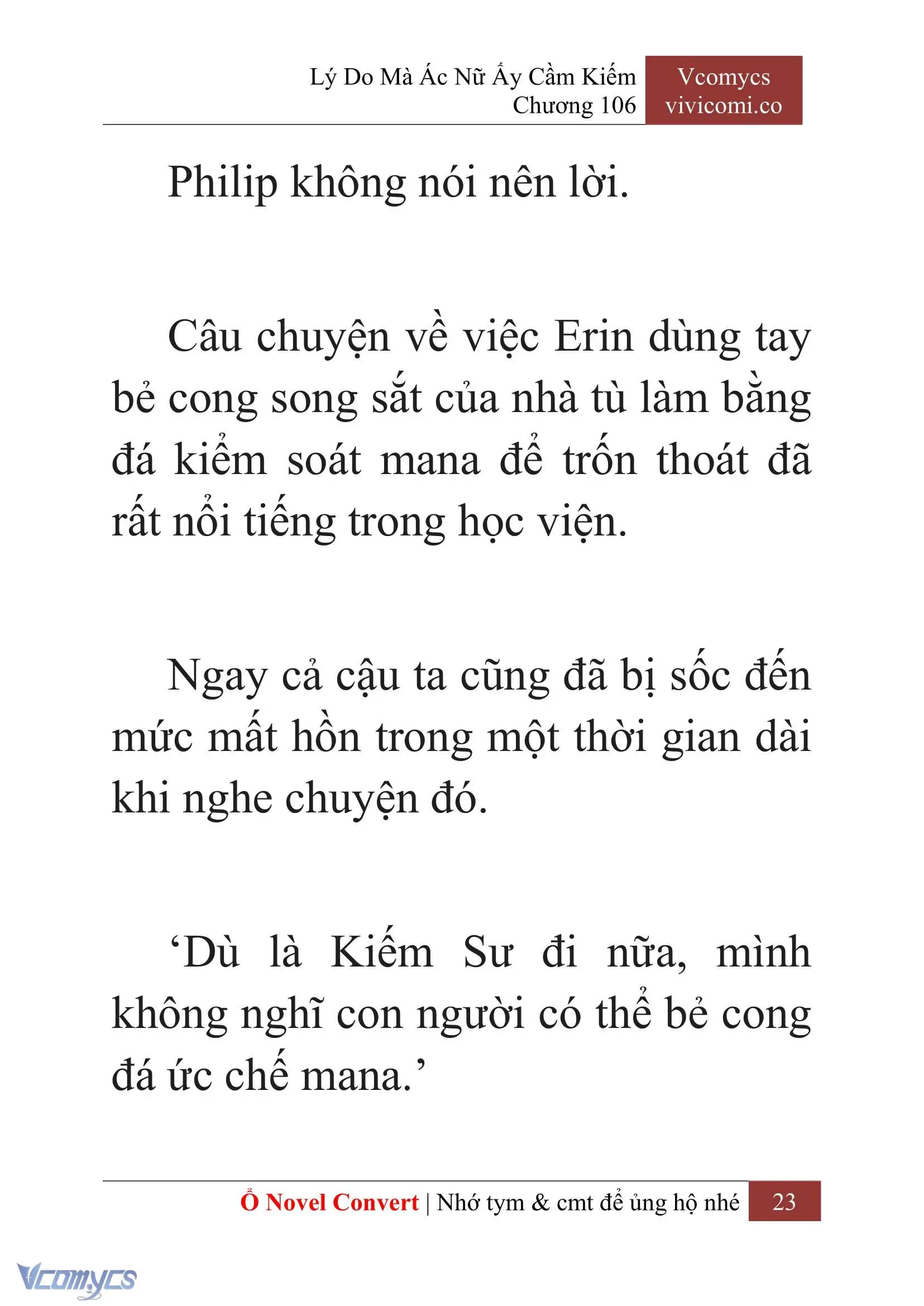 [Novel] Lý Do Mà Ác Nữ Ấy Cầm Kiếm Chapter 106 - Trang 26