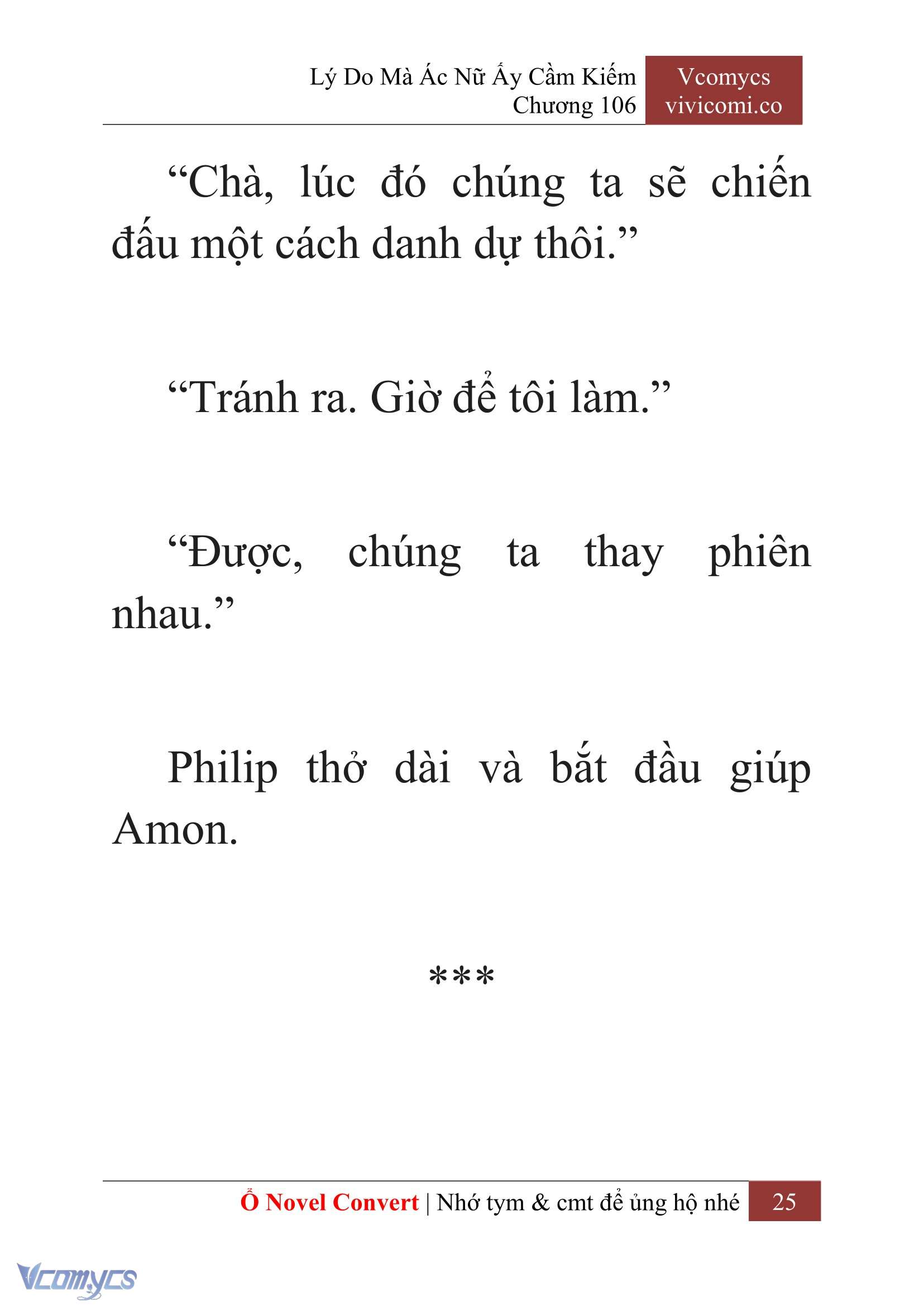 [Novel] Lý Do Mà Ác Nữ Ấy Cầm Kiếm Chapter 106 - Trang 28
