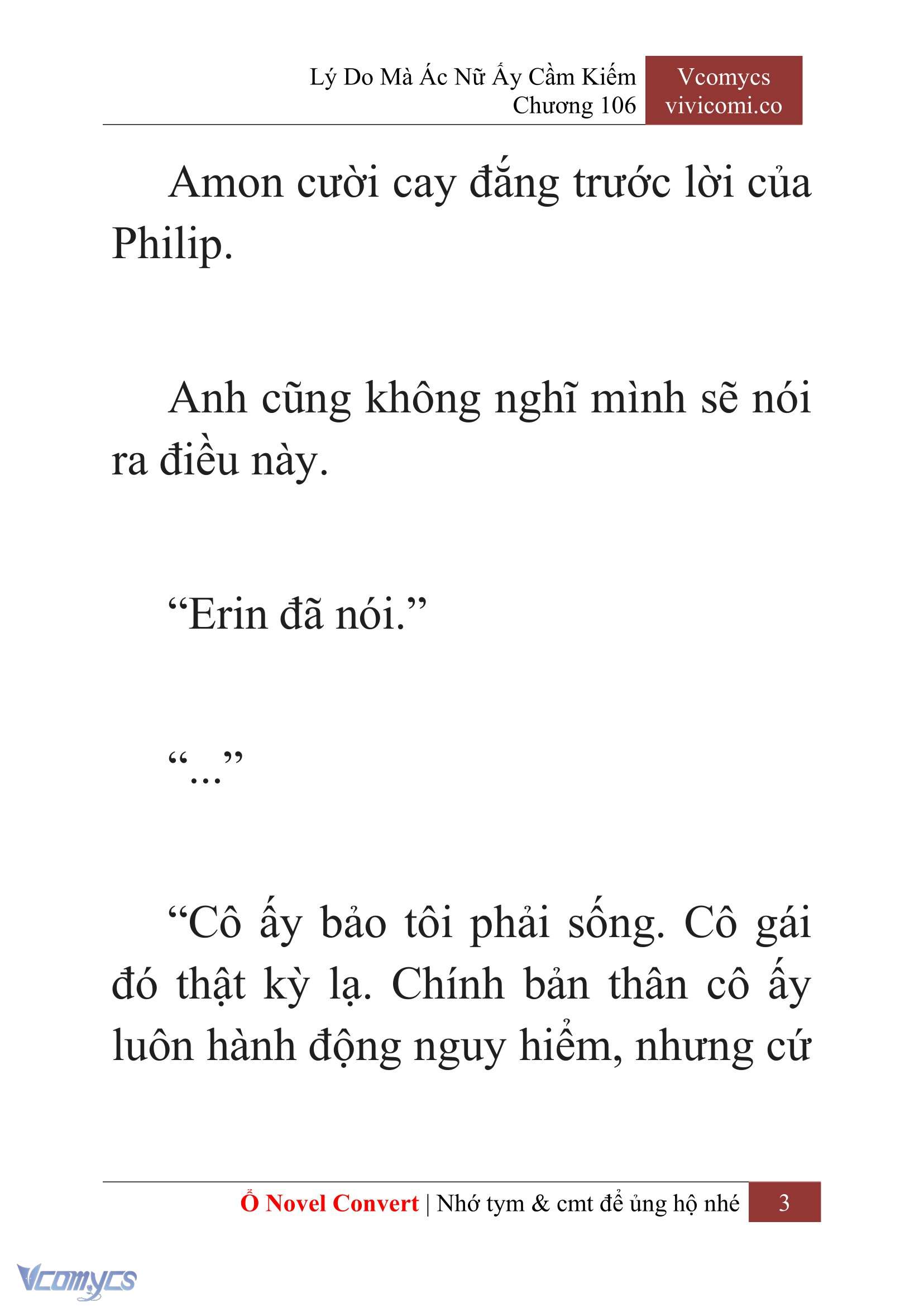 [Novel] Lý Do Mà Ác Nữ Ấy Cầm Kiếm Chapter 106 - Trang 6