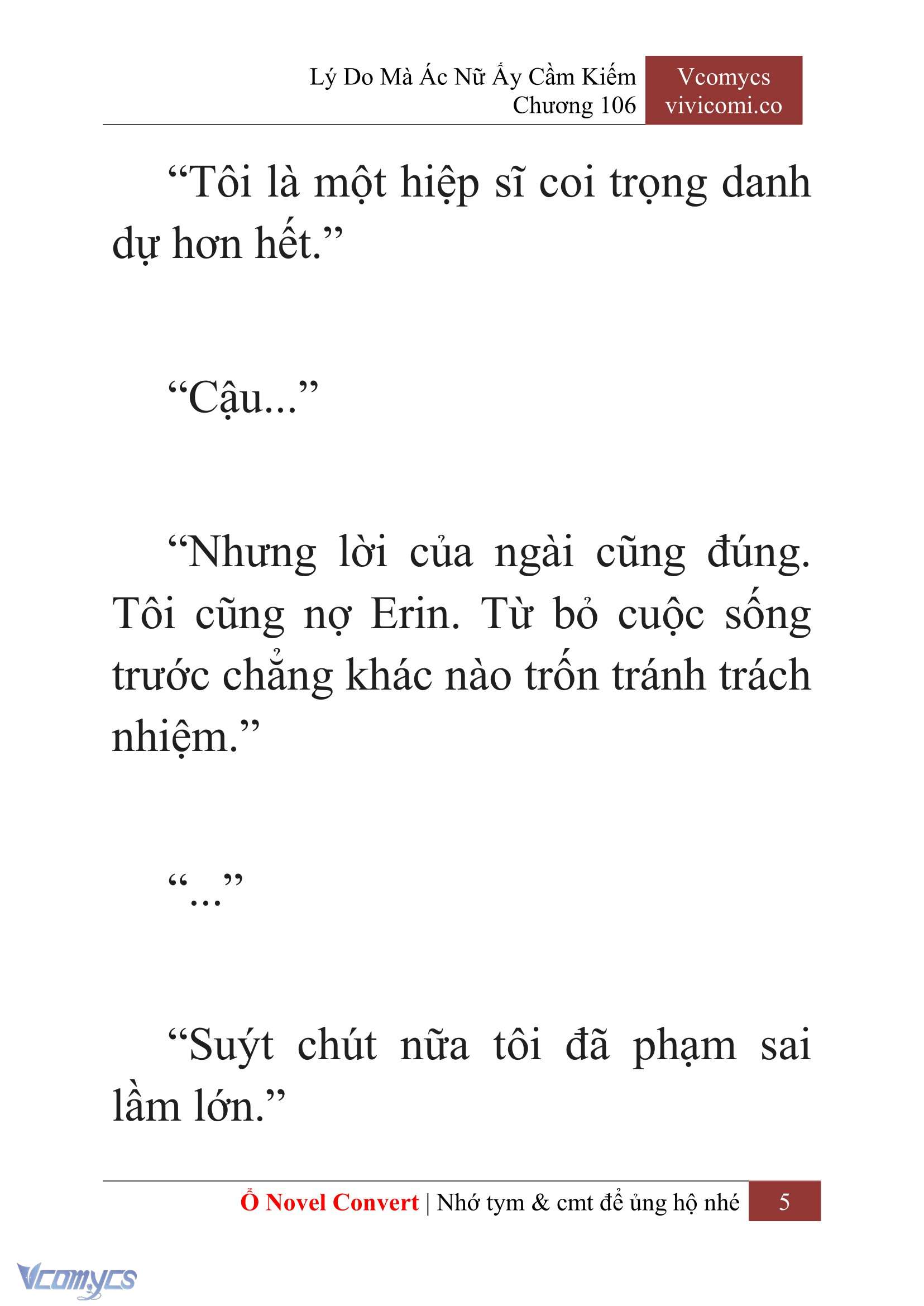 [Novel] Lý Do Mà Ác Nữ Ấy Cầm Kiếm Chapter 106 - Trang 8