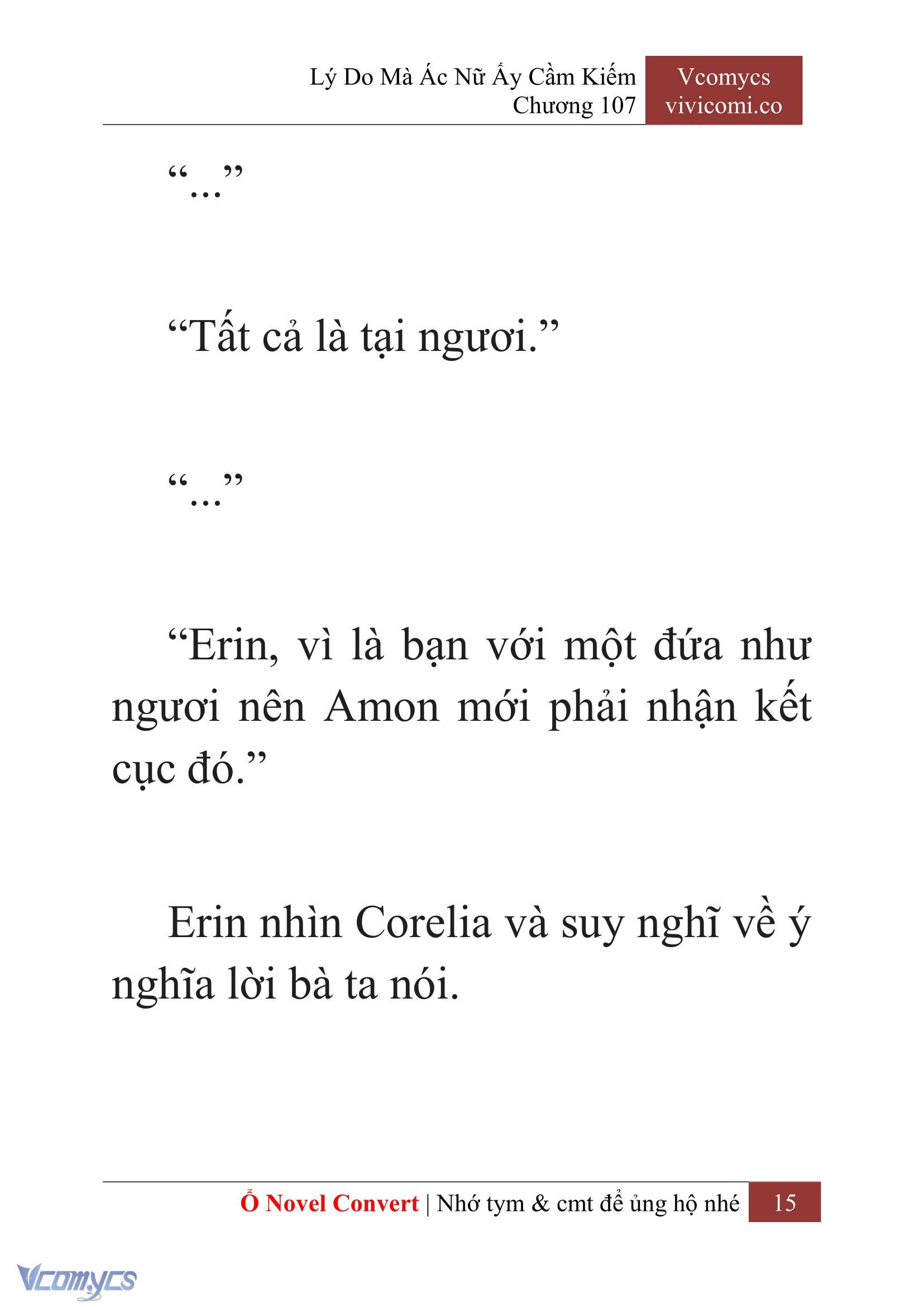 [Novel] Lý Do Mà Ác Nữ Ấy Cầm Kiếm Chapter 107 - Trang 18