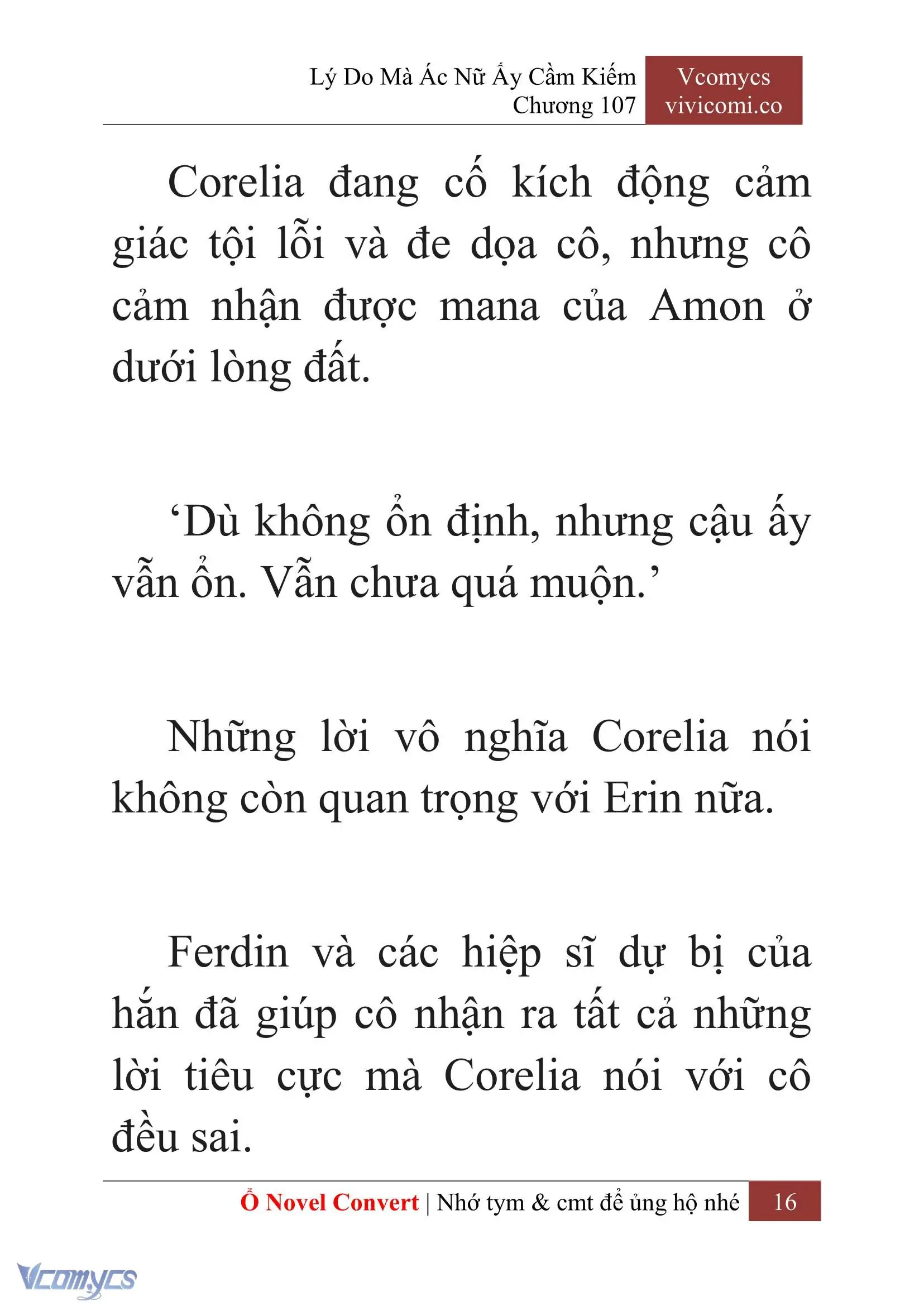 [Novel] Lý Do Mà Ác Nữ Ấy Cầm Kiếm Chapter 107 - Trang 19