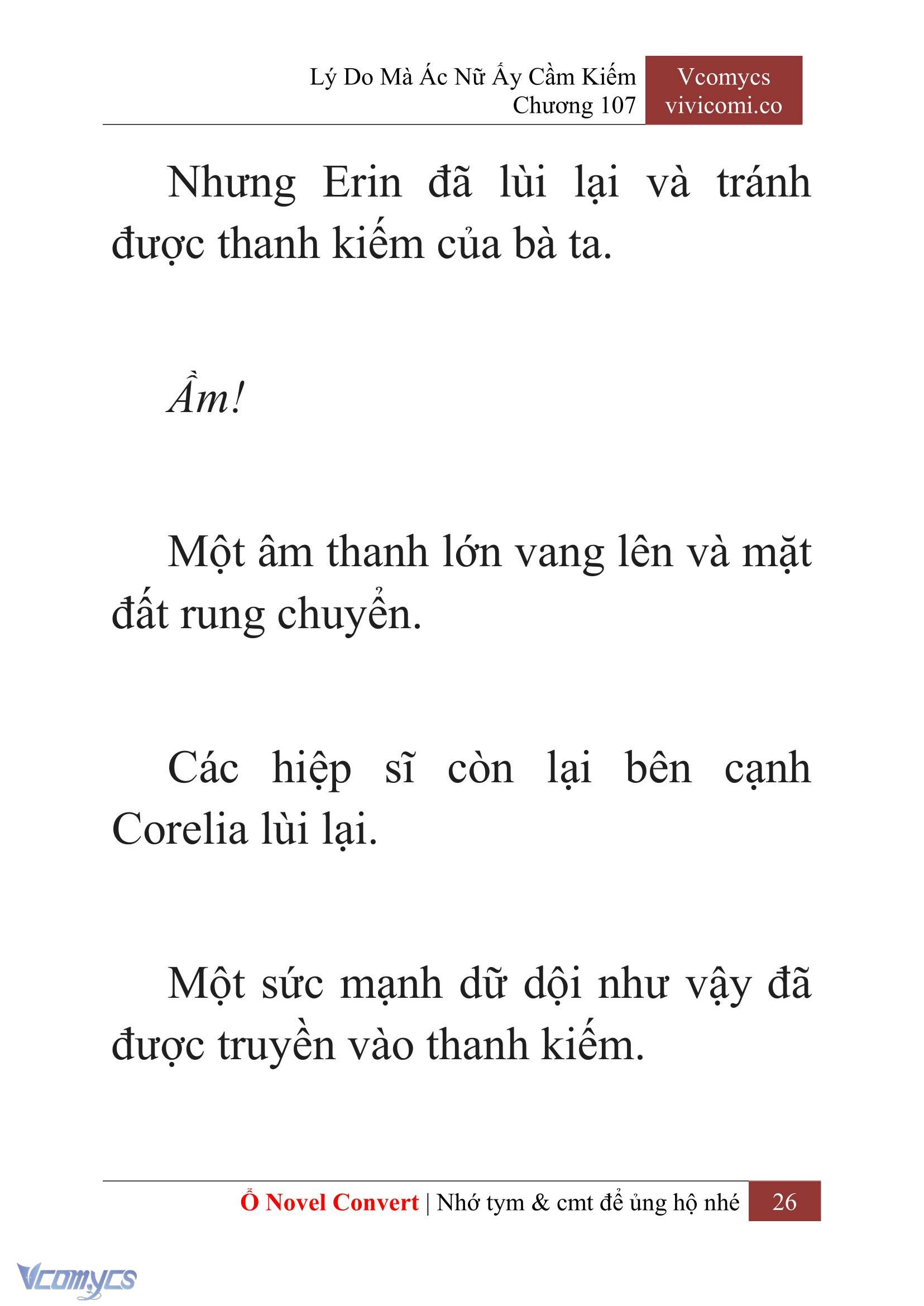[Novel] Lý Do Mà Ác Nữ Ấy Cầm Kiếm Chapter 107 - Trang 29