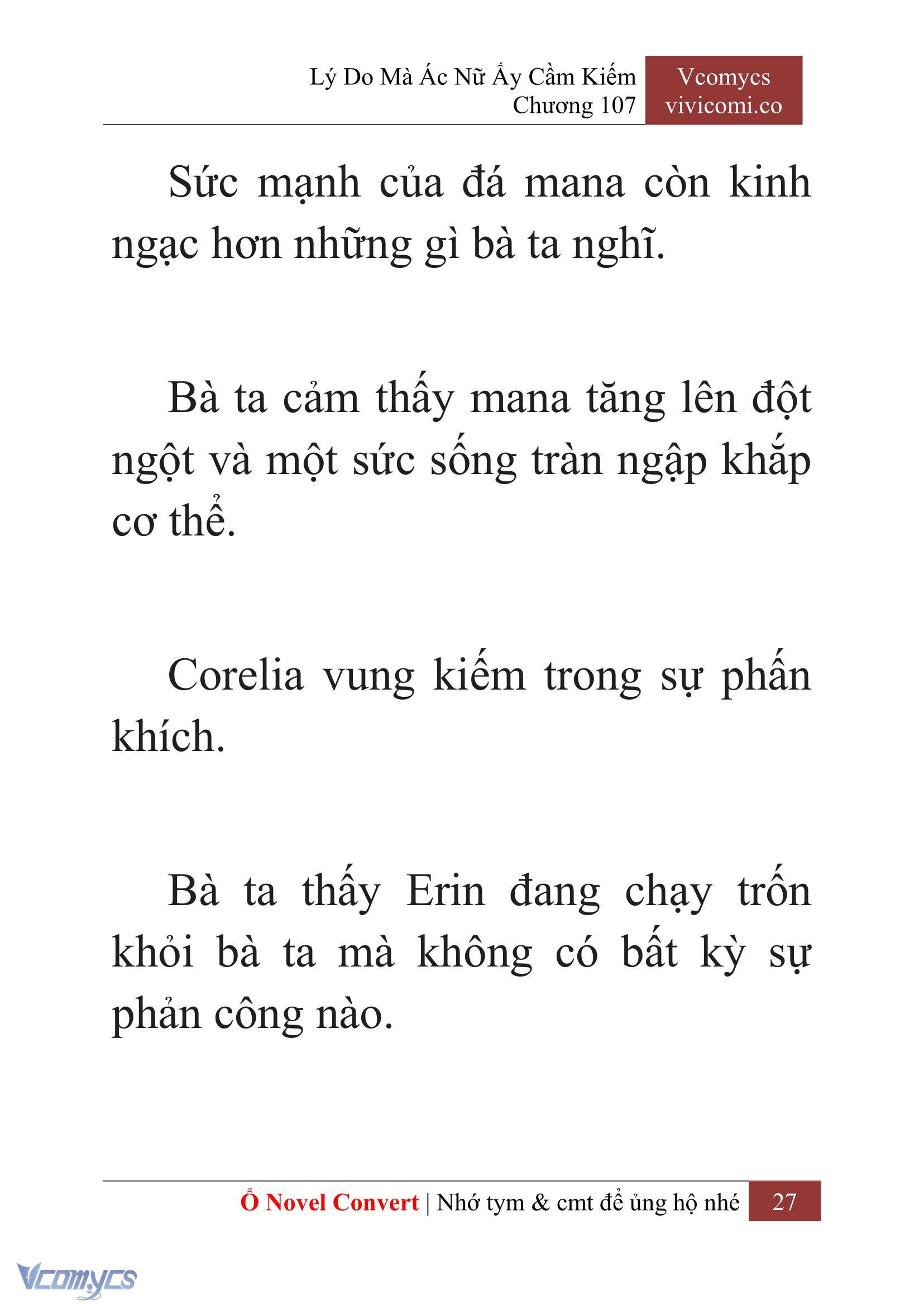 [Novel] Lý Do Mà Ác Nữ Ấy Cầm Kiếm Chapter 107 - Trang 30