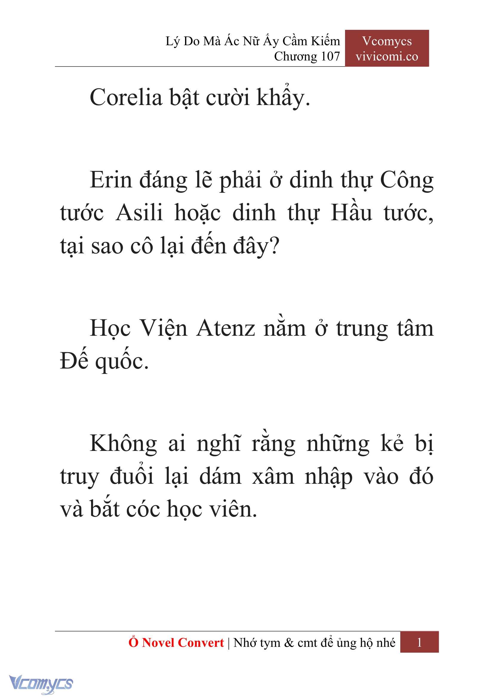 [Novel] Lý Do Mà Ác Nữ Ấy Cầm Kiếm Chapter 107 - Trang 4